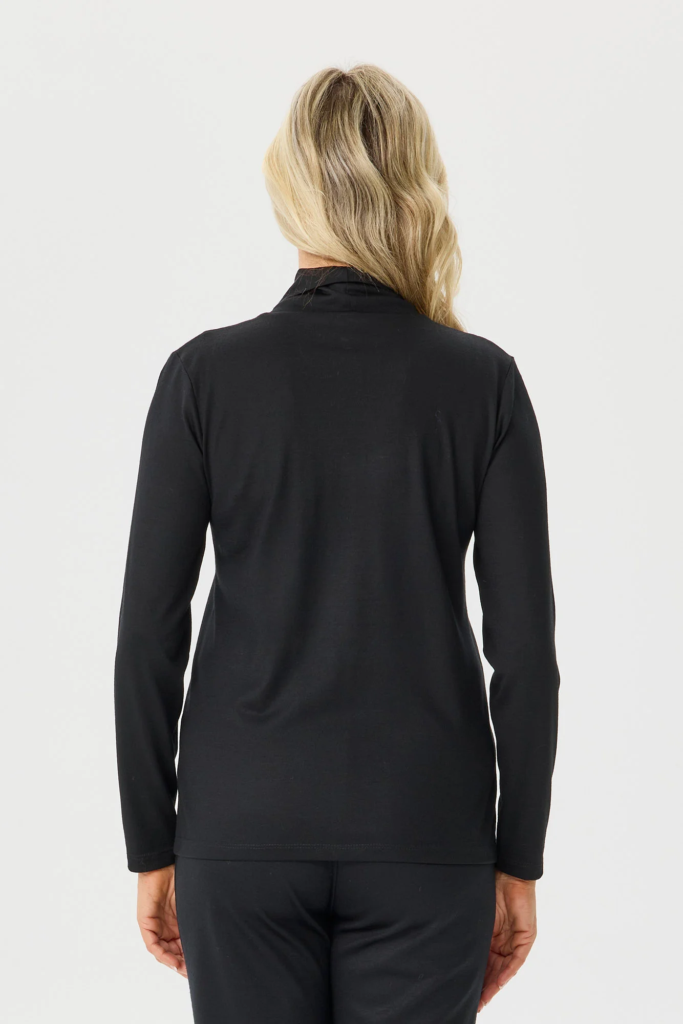 Hedrena Cowl Neck Long Sleeve Top - Image 5