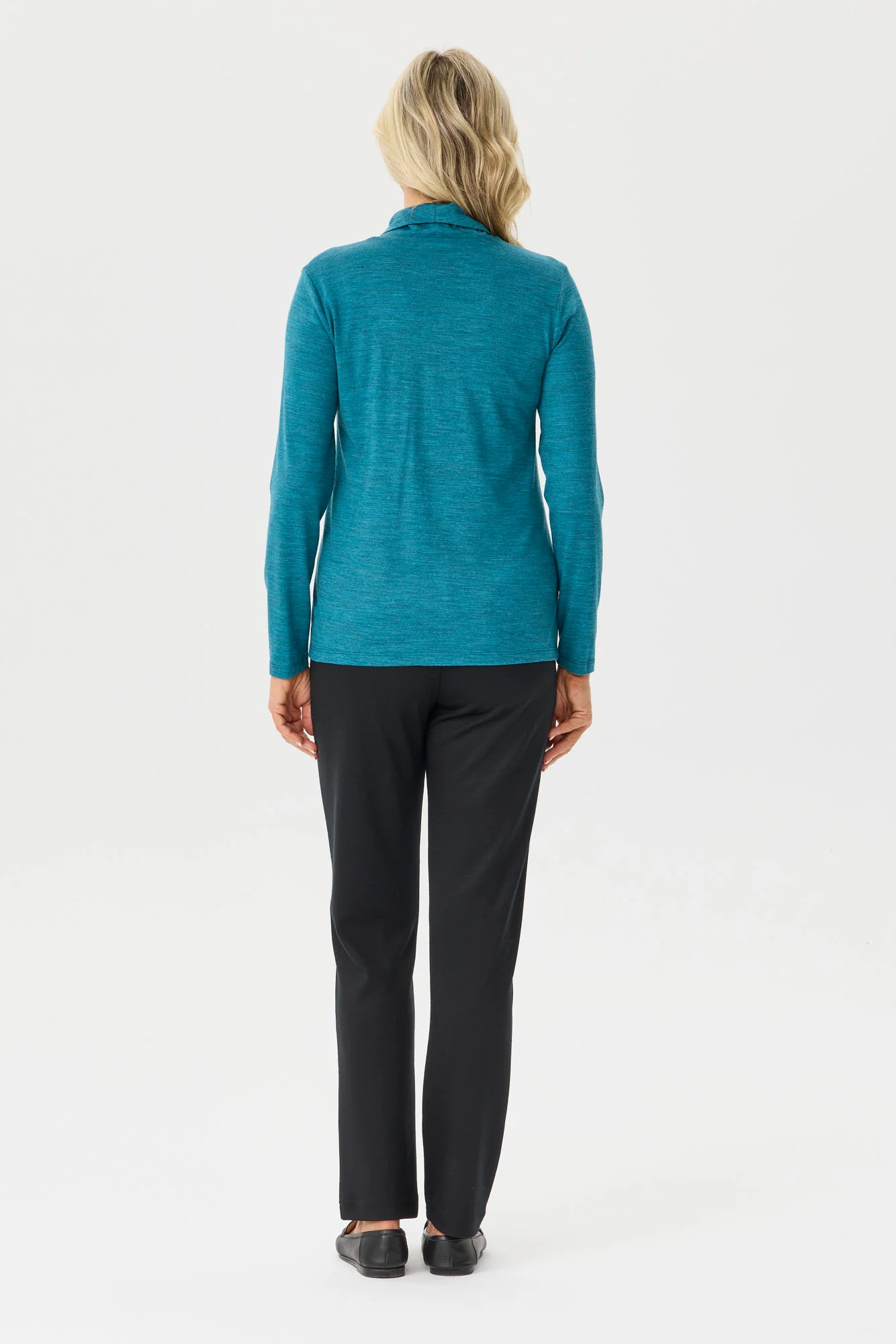 Hedrena Cowl Neck Long Sleeve Top - Image 5