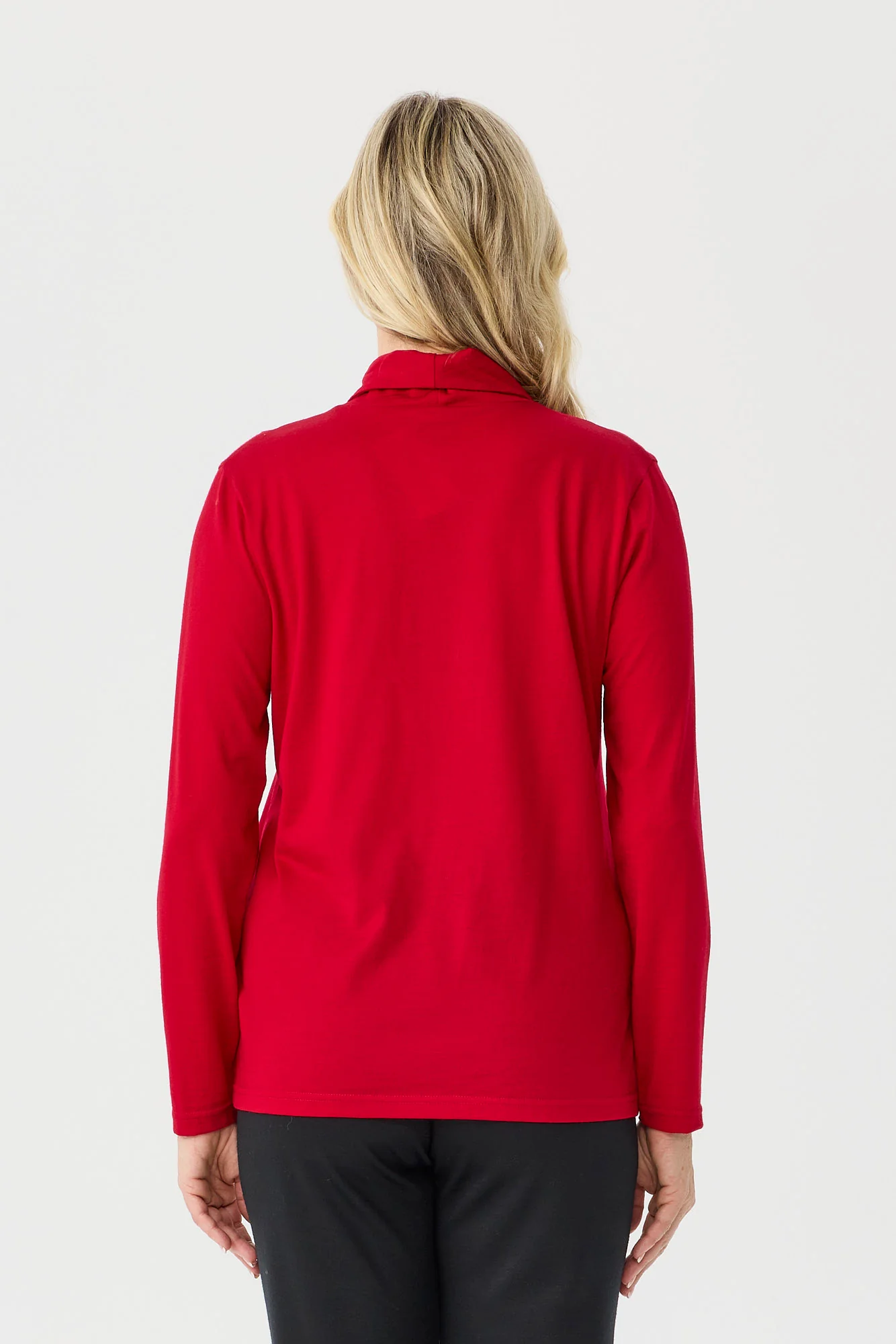 Hedrena Cowl Neck Long Sleeve Top - Image 5