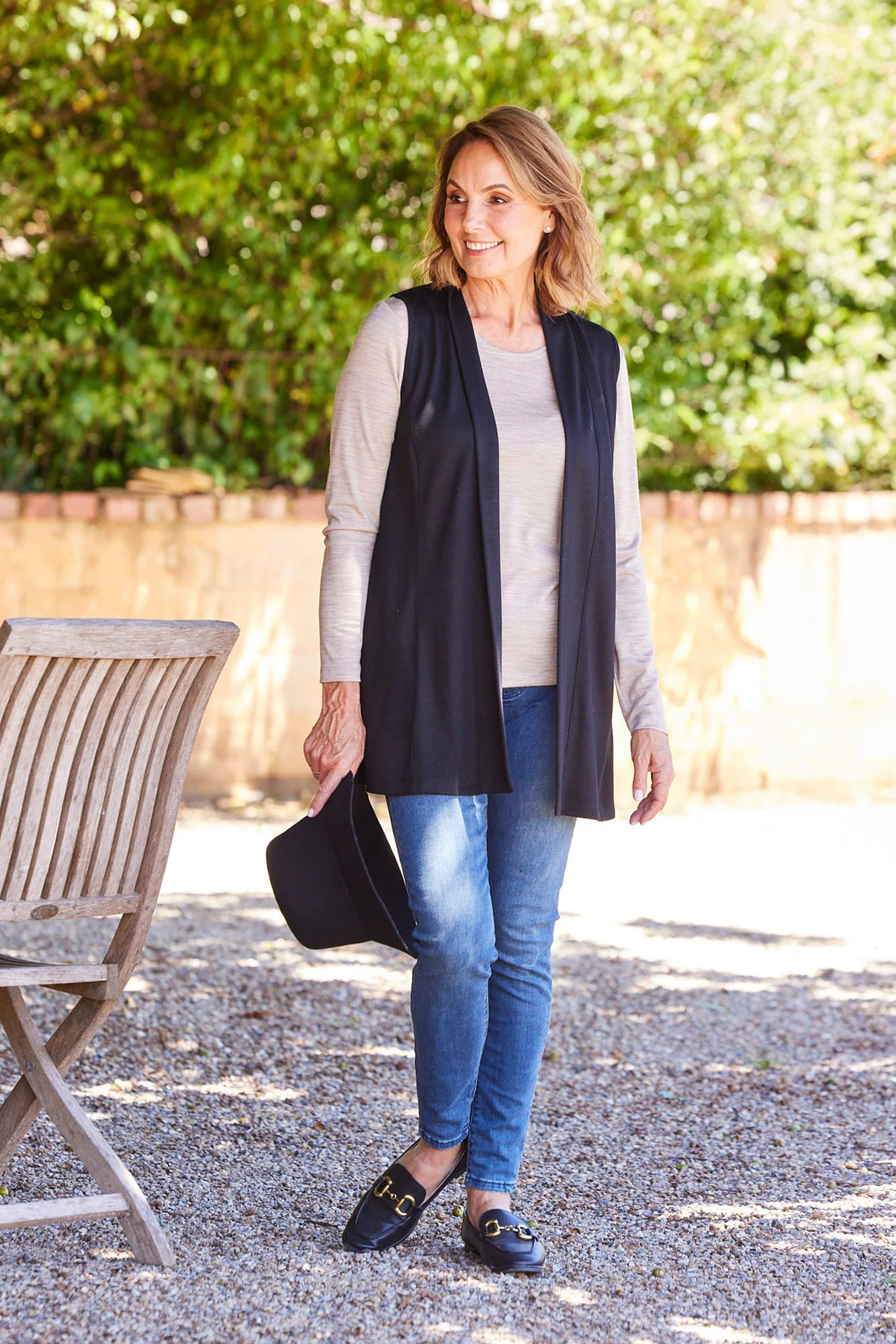Hedrena Interlock Longline Vest - Image 6