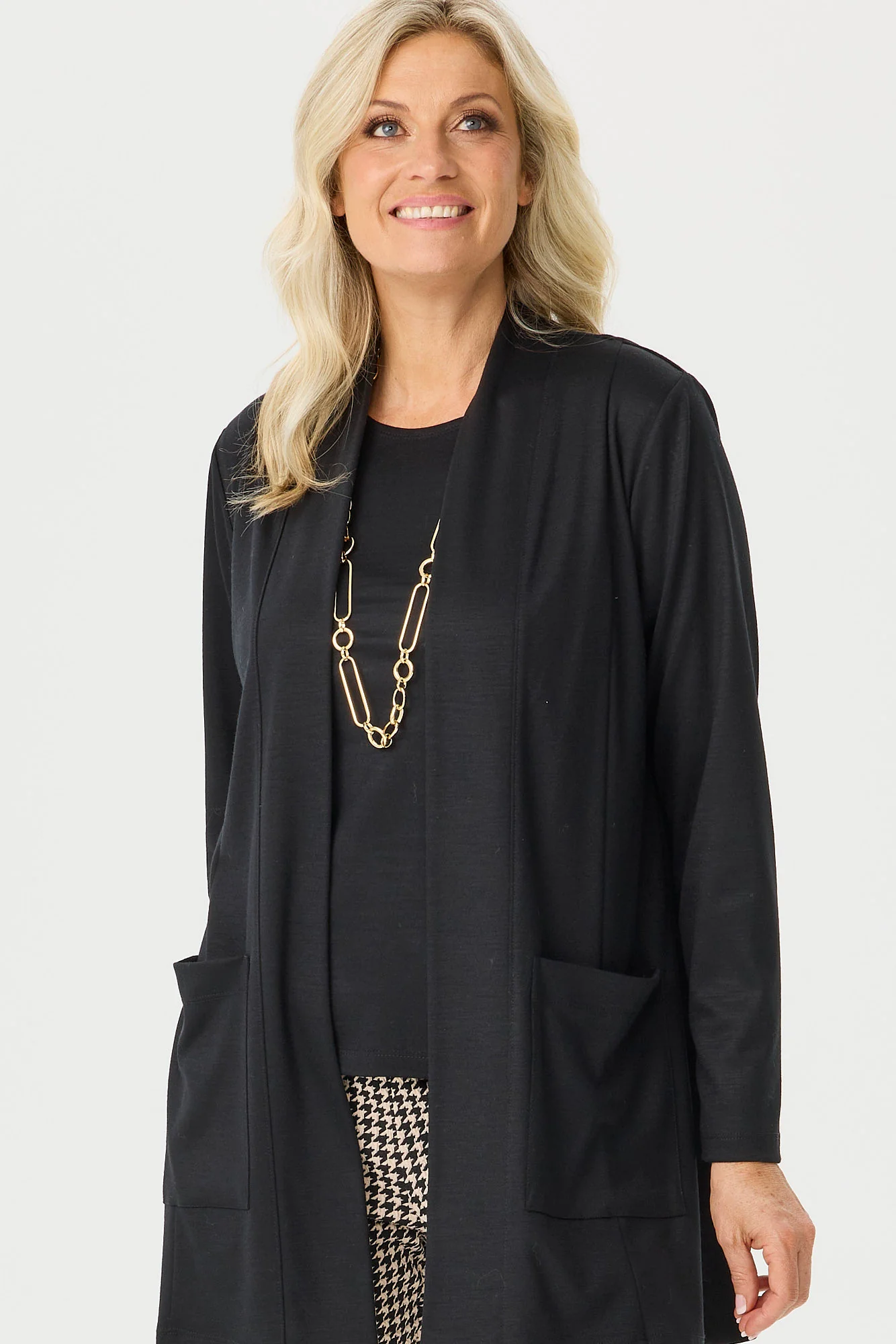 Hedrena Interlock Pocket Cardigan - Image 3