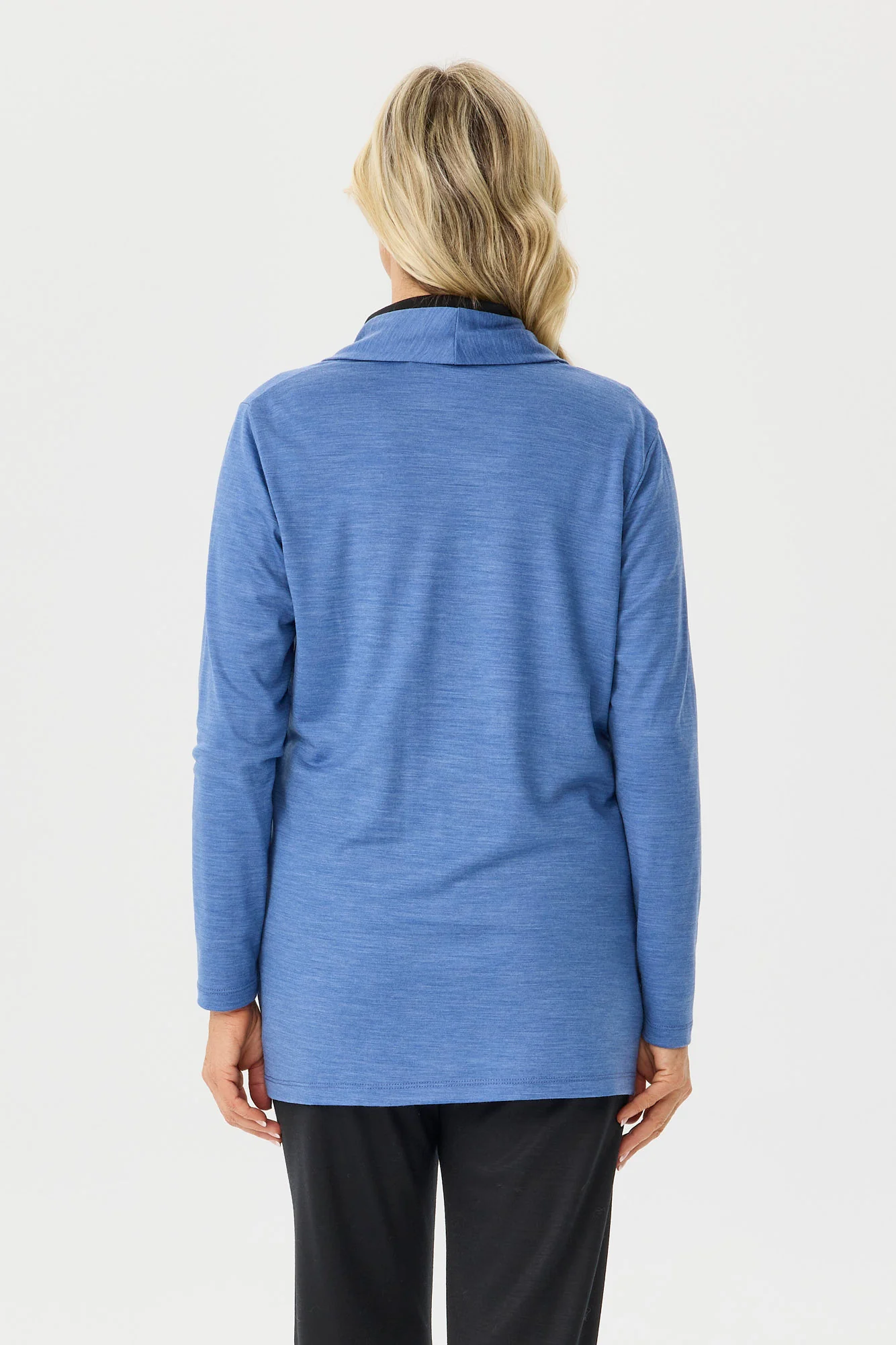 Hedrena Jersey Curved Hem Cardigan - Image 5