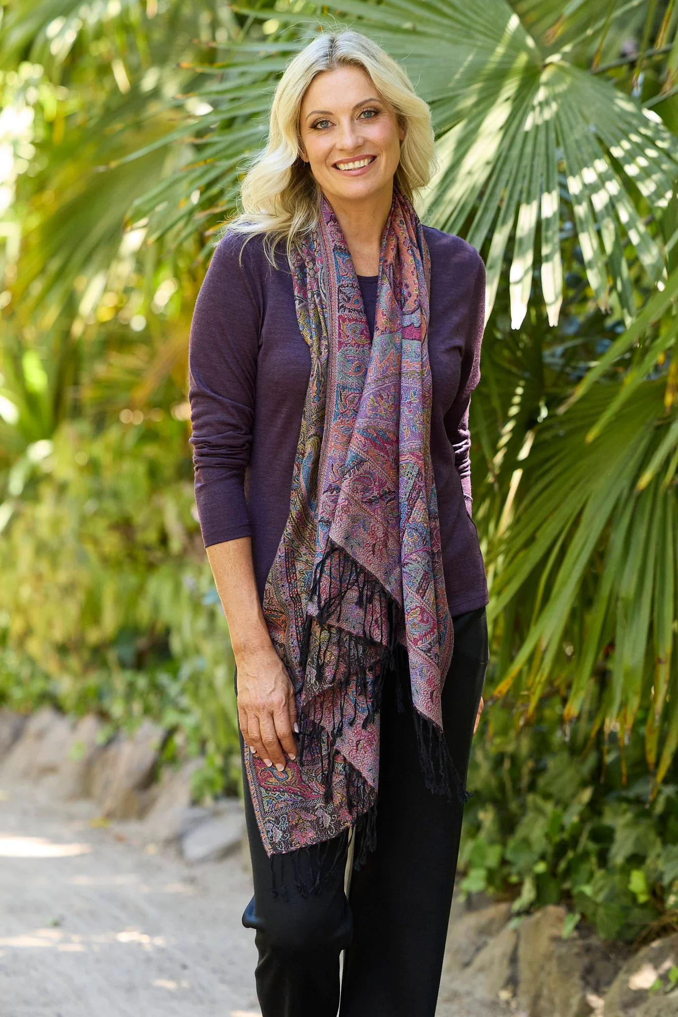 Hedrena Jersey Curved Hem Cardigan - Image 7