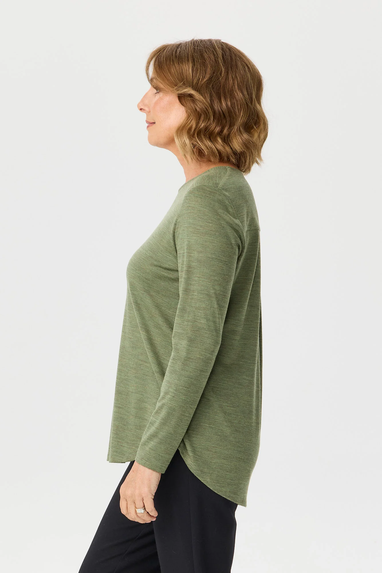 Hedrena Pleat Back Long Sleeve Top - Image 4