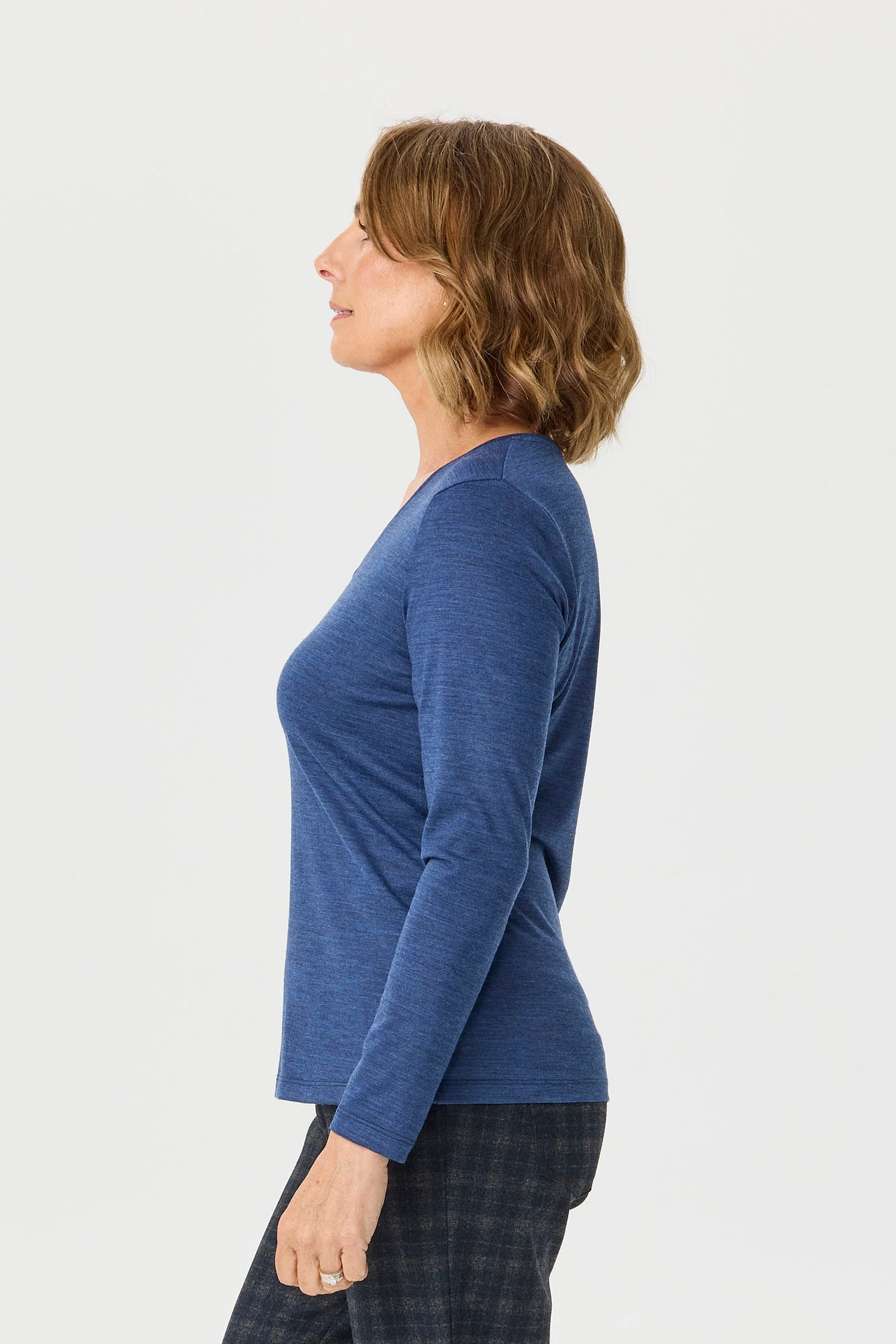 Hedrena V Neck Long Sleeve Top - Image 4