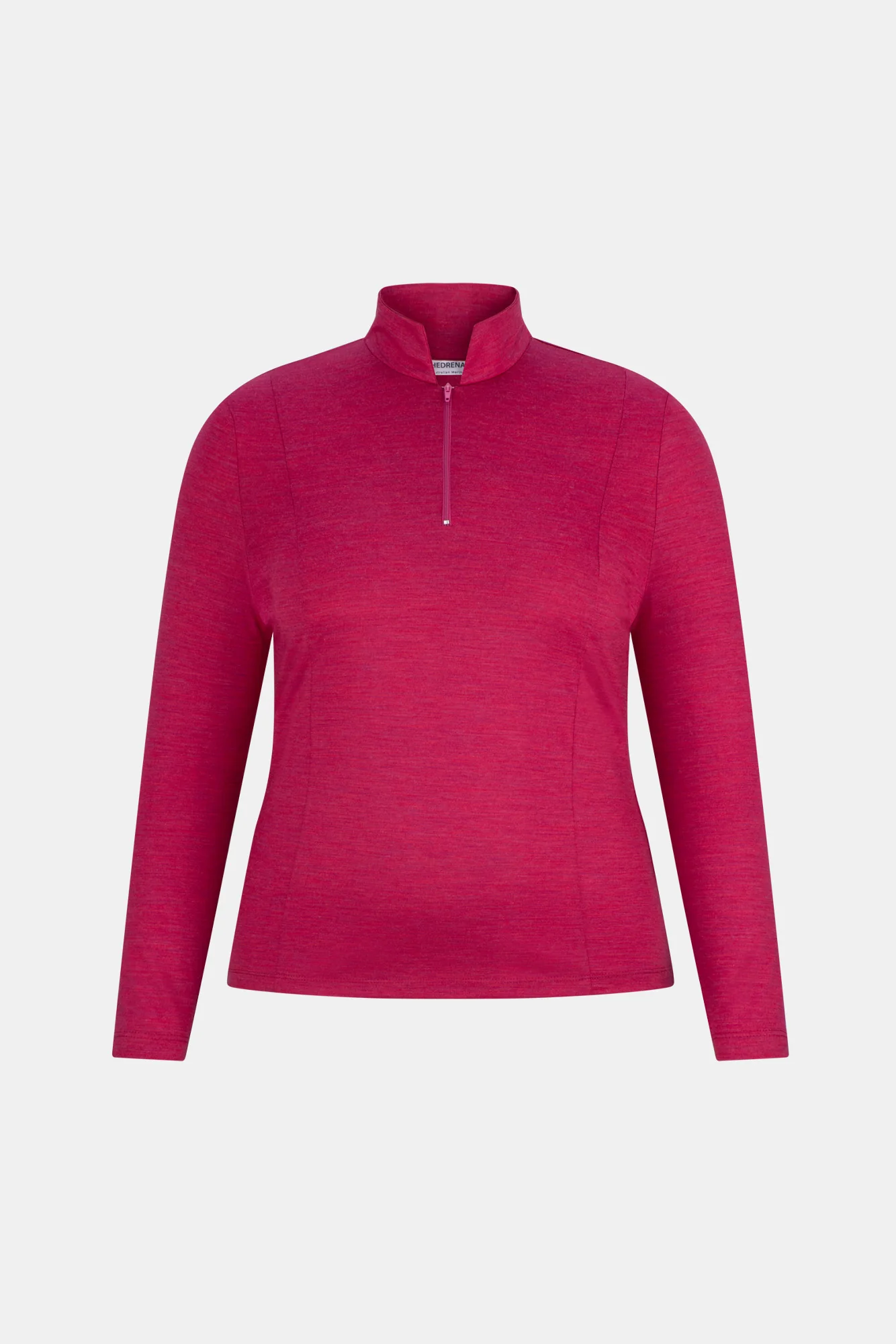 Hedrena Zip Polo Long Sleeve Top - Image 7