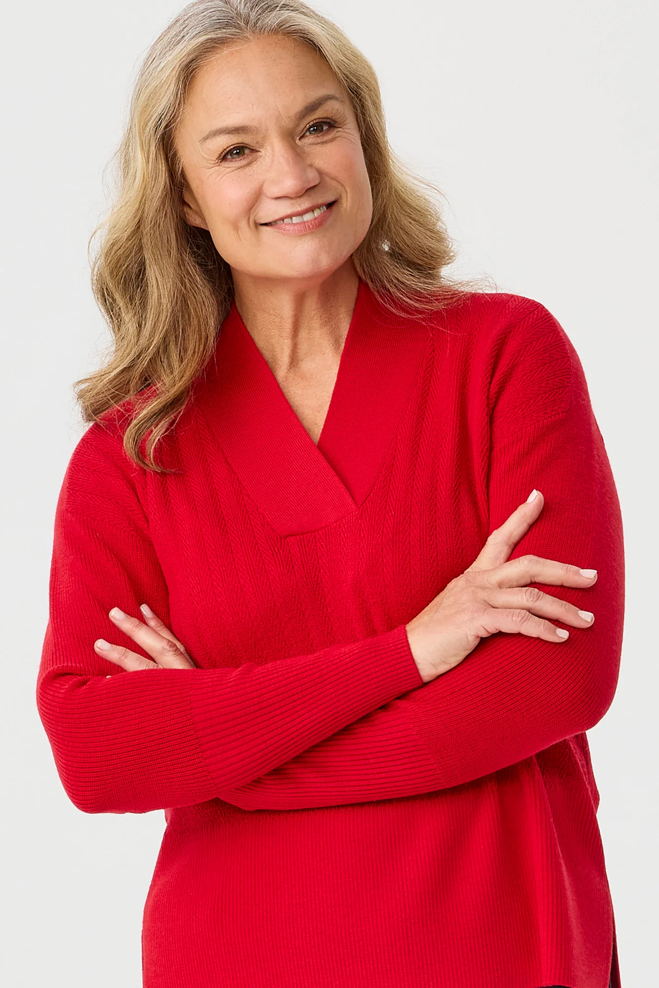 Herring V Neck Sweater - Image 3