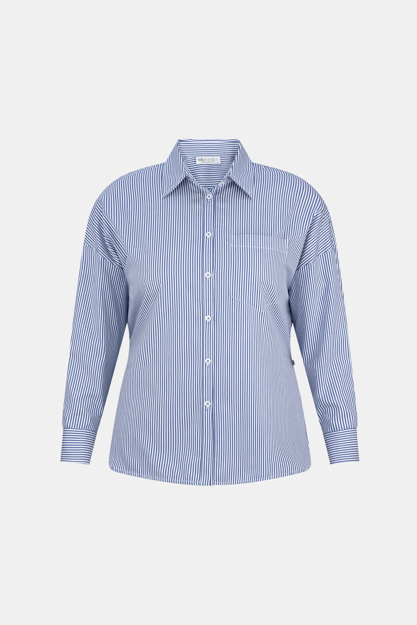 Hi-low Thames Stripe Long Sleeve Shirt - Image 6