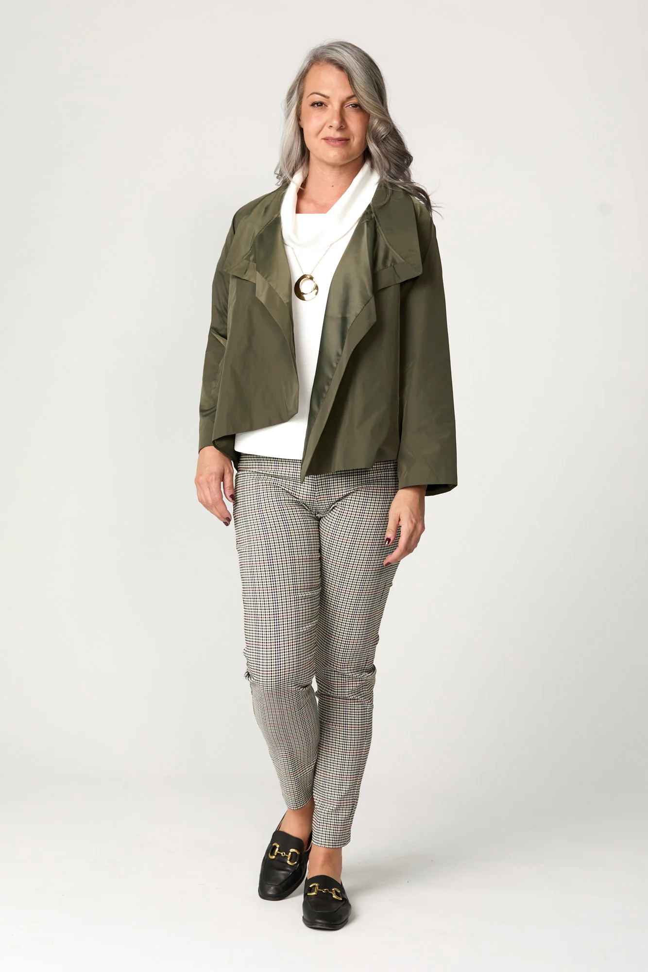 Hogan Basque Check 7/8 Pant - Image 2