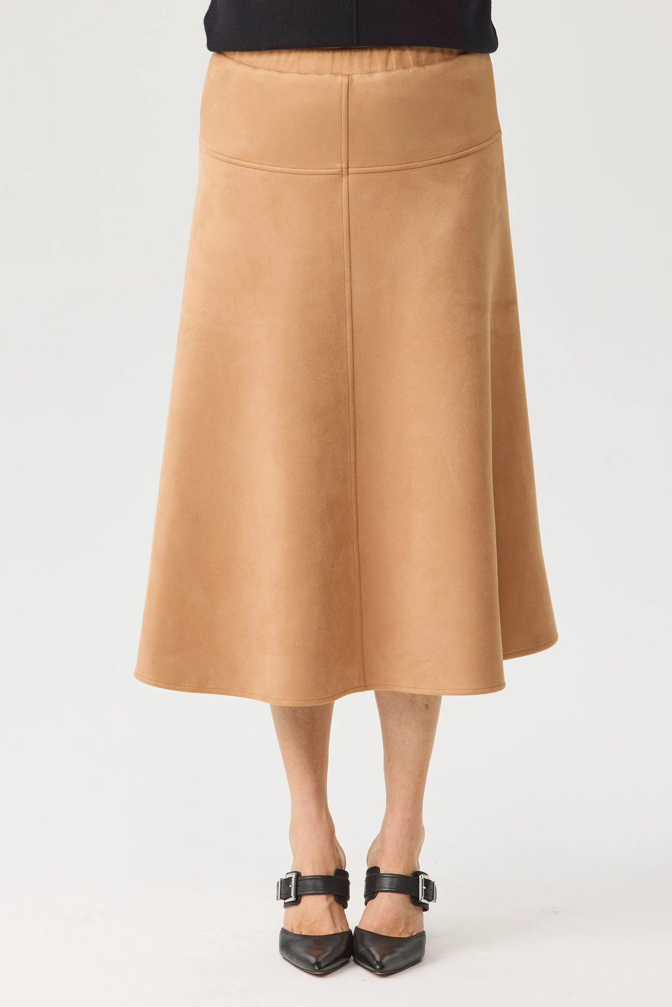 Horizon Faux Suede Skirt - Image 4