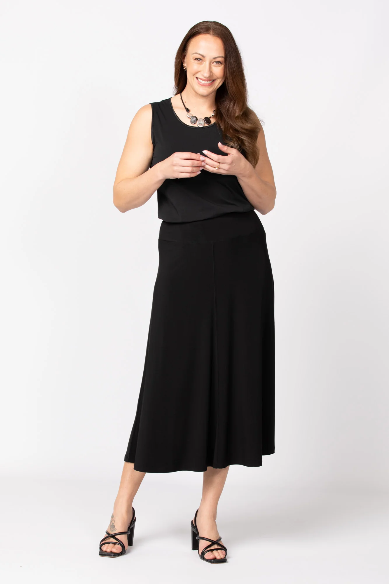 Hush Flared Midi Skirt - Image 5