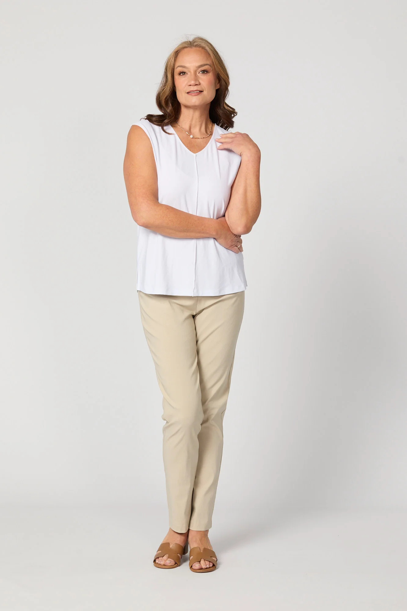 Hush Nadia V Neck Sleeveless Top - Image 2