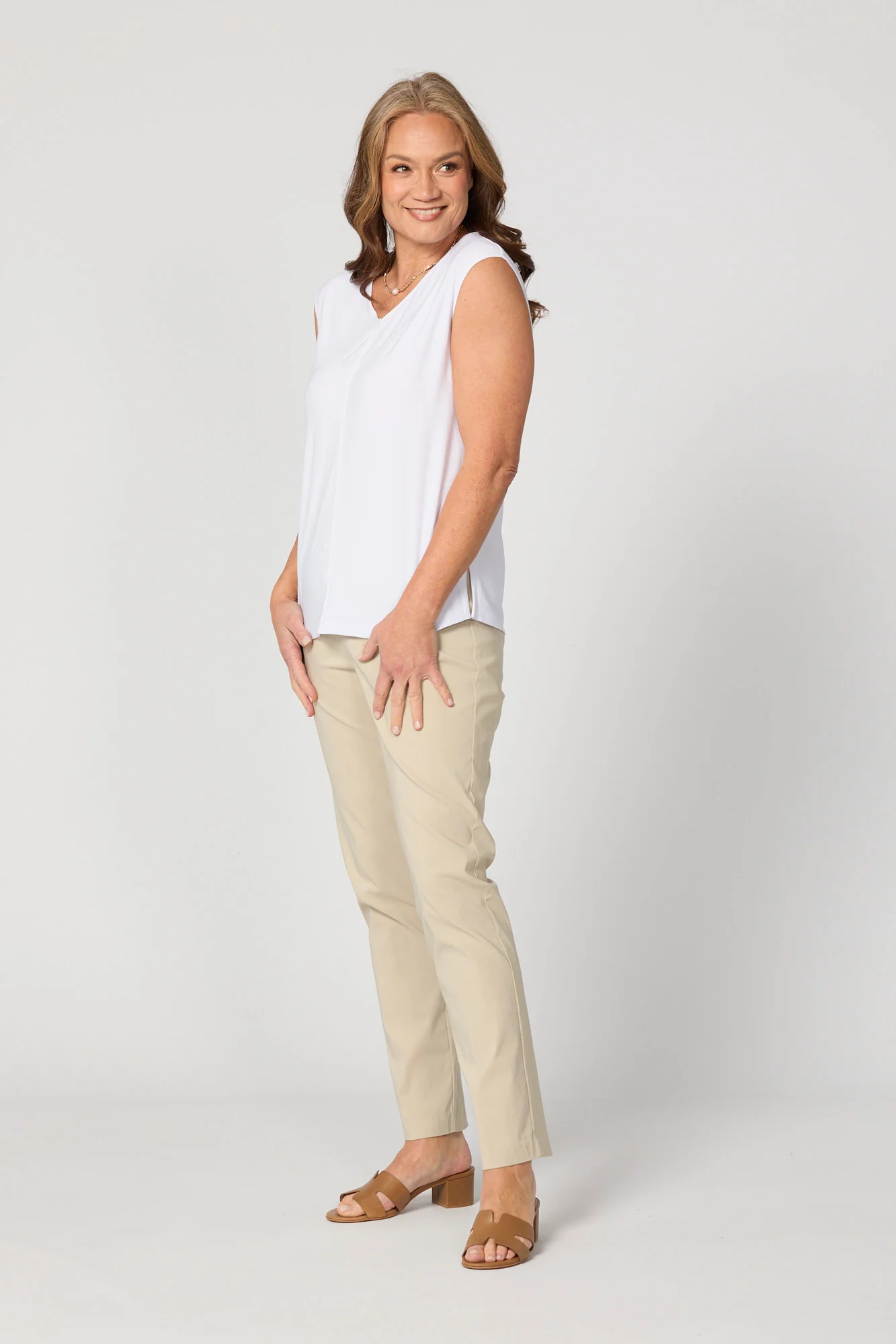 Hush Nadia V Neck Sleeveless Top - Image 4