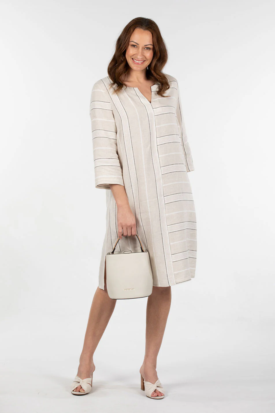 Island Stripe Tunic Dress - Image 3
