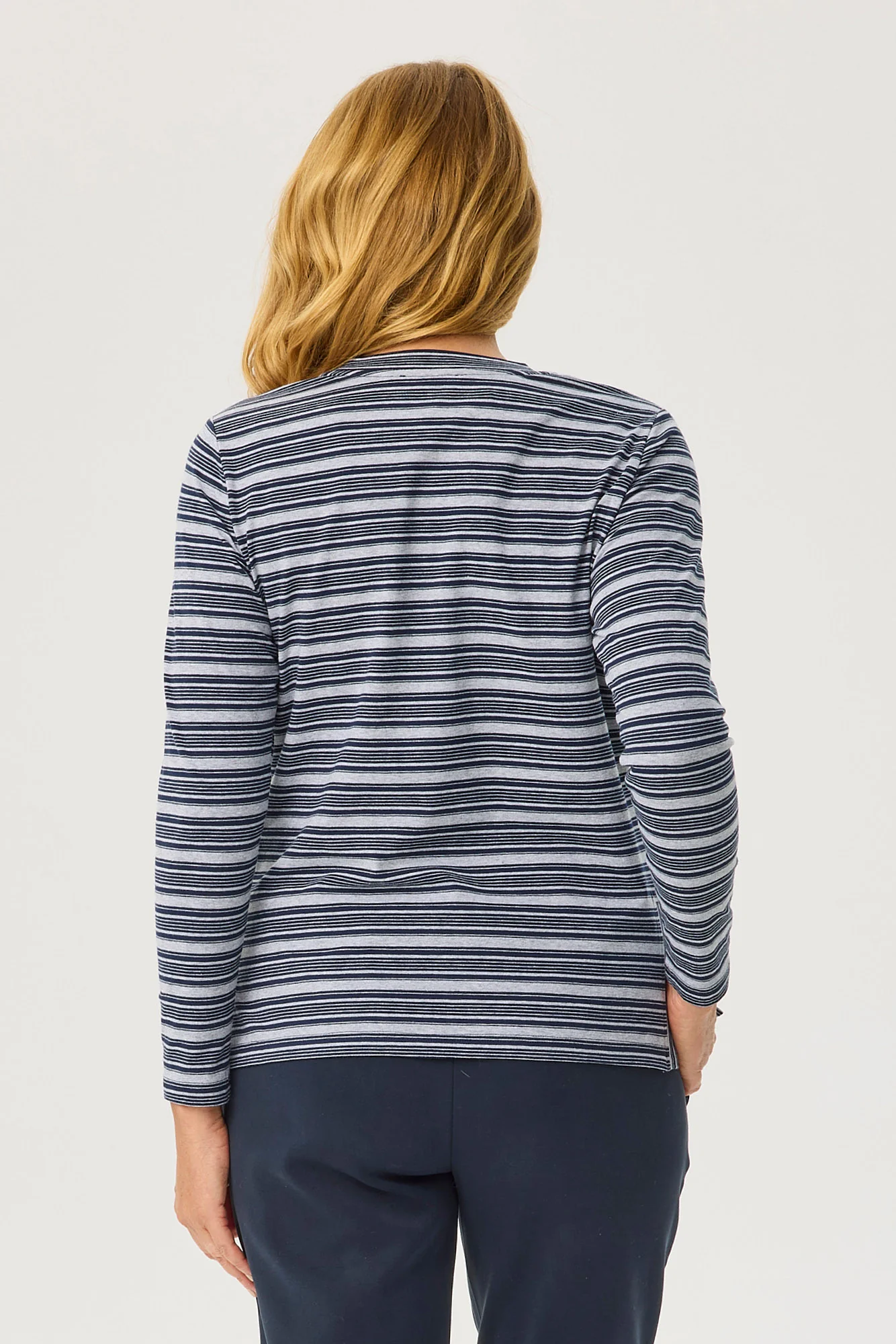 Kit Stripe Long Sleeve Top - Image 2