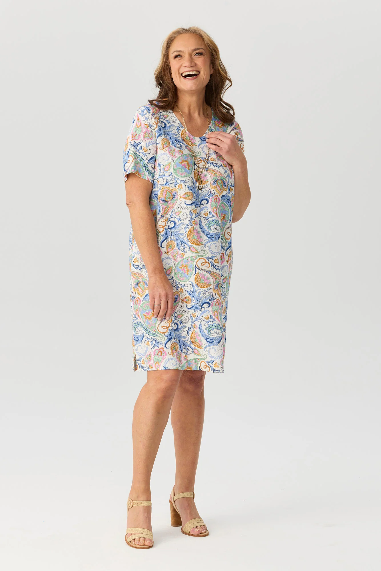 La Fiesta V Neck Dress