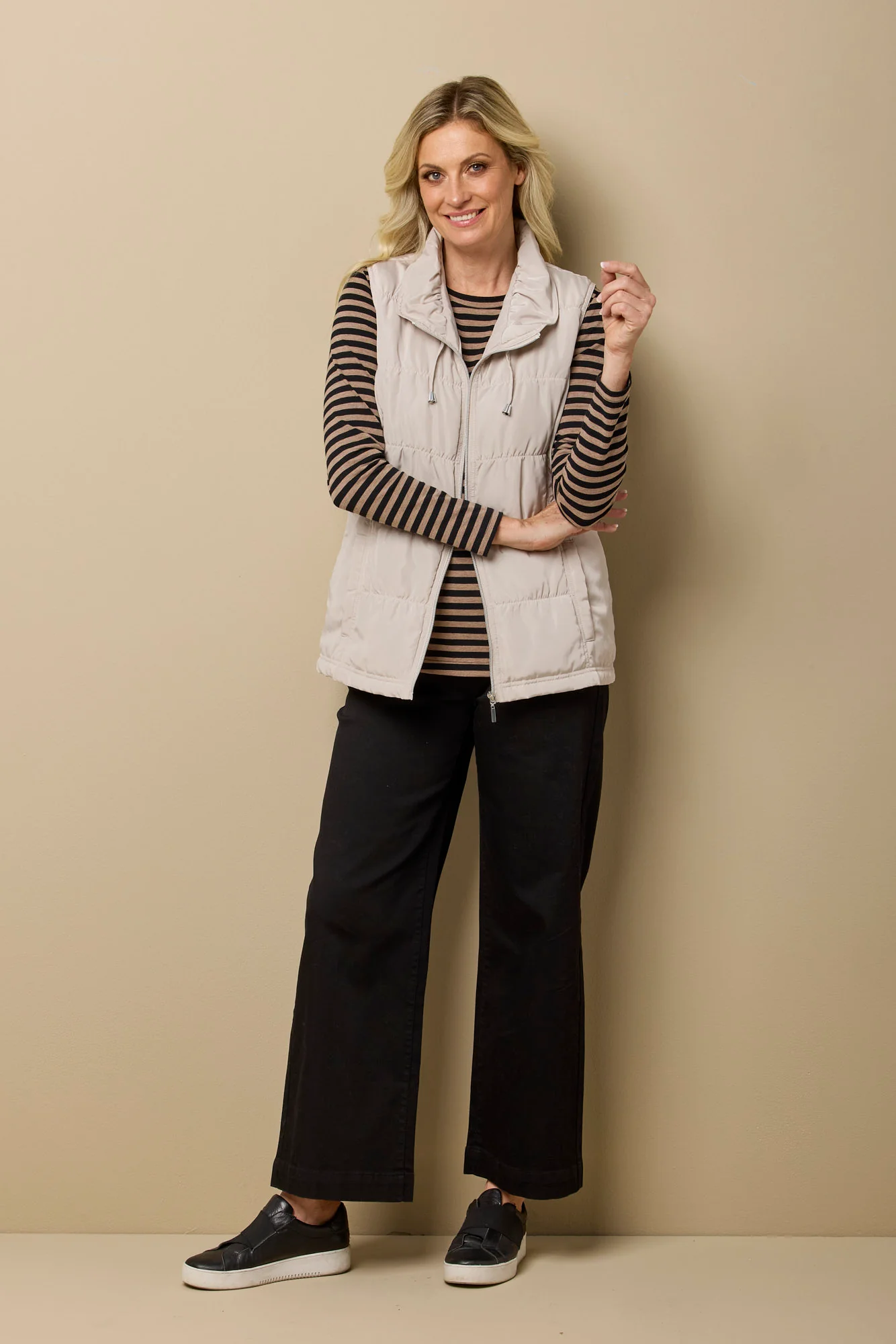 Lakeshore Zip Up Ruched Vest - Image 6