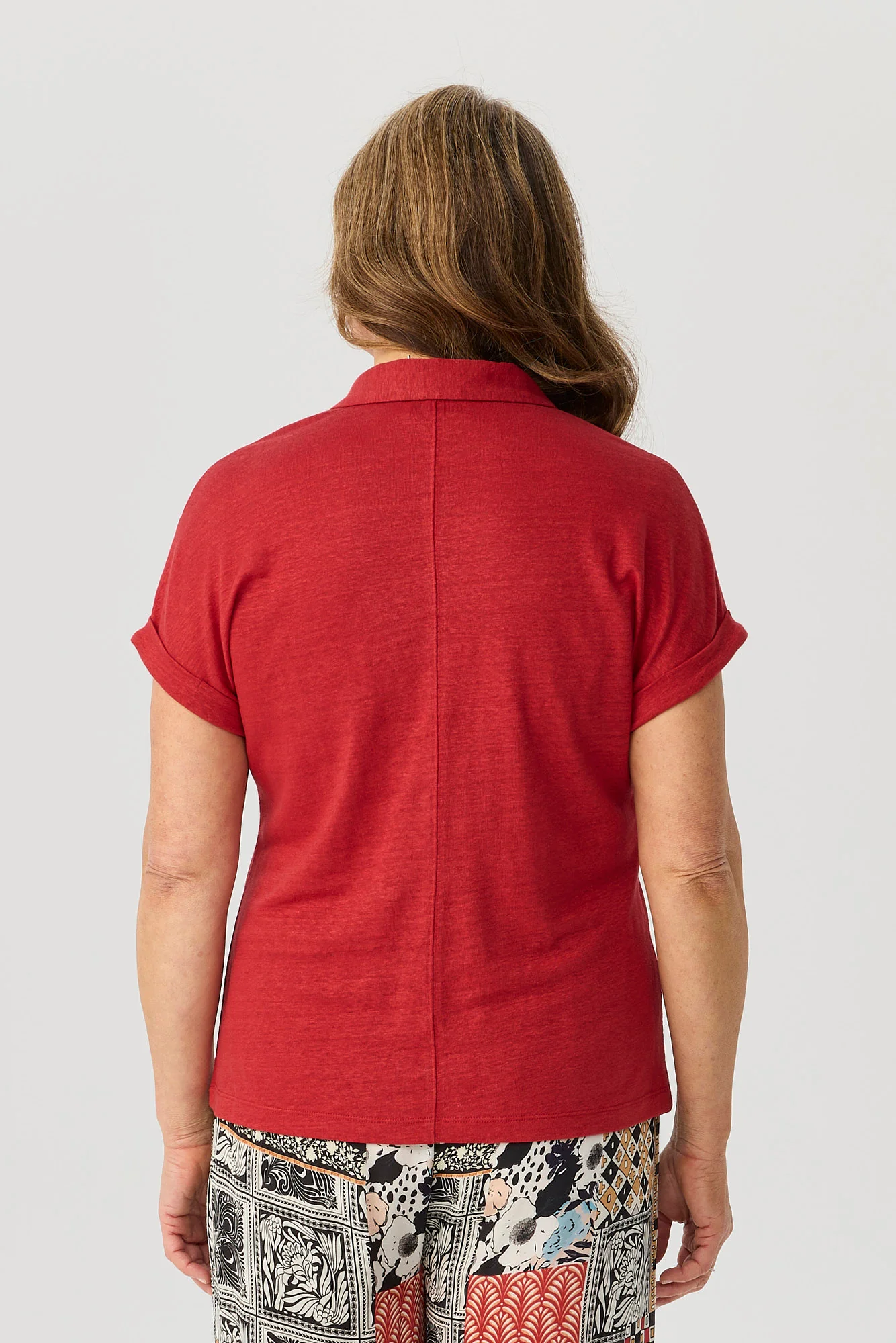 Lia Luxton Short Sleeve Button Thru Top - Image 5