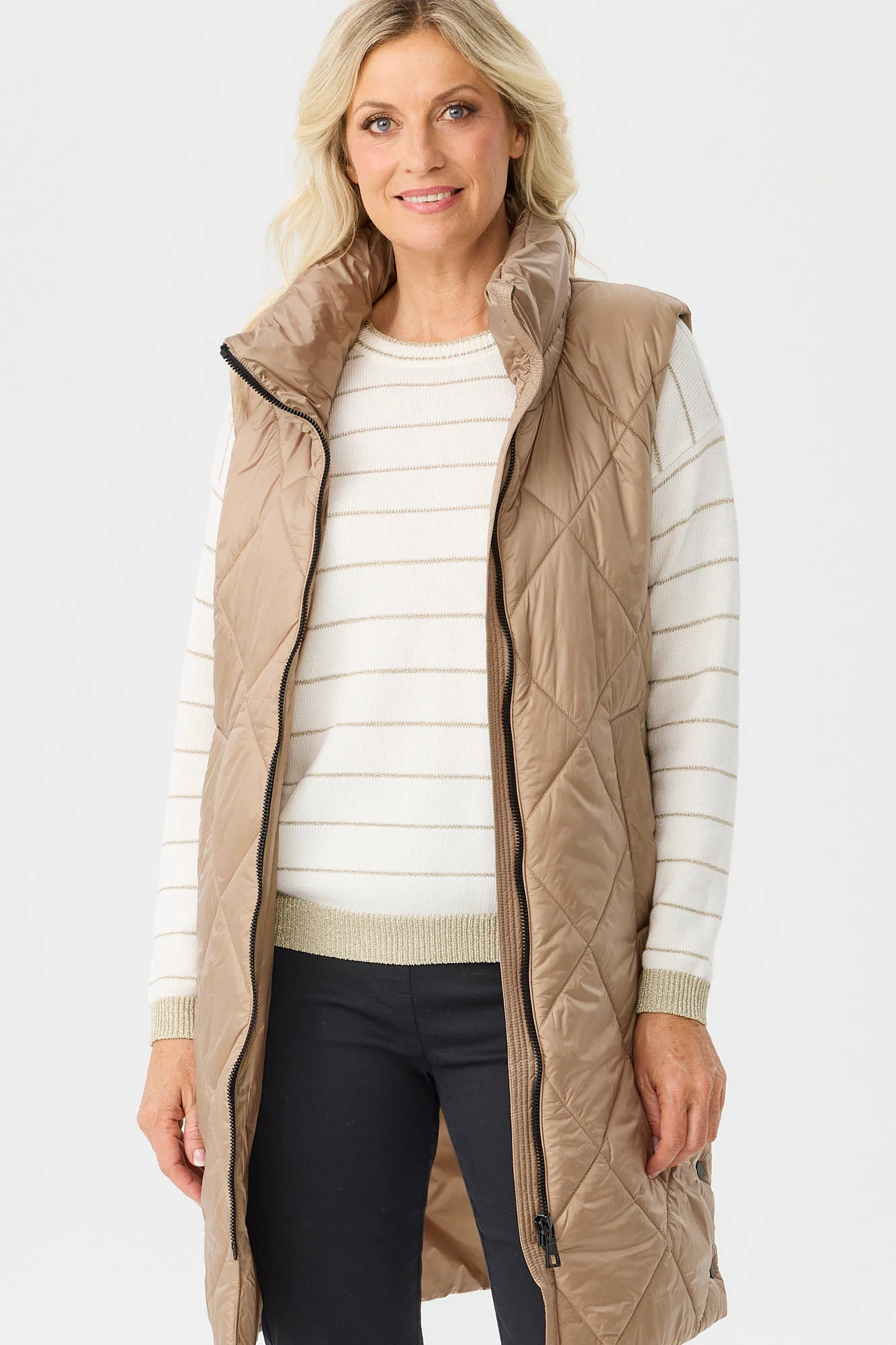 Lido Longline Puffer Vest - Image 3