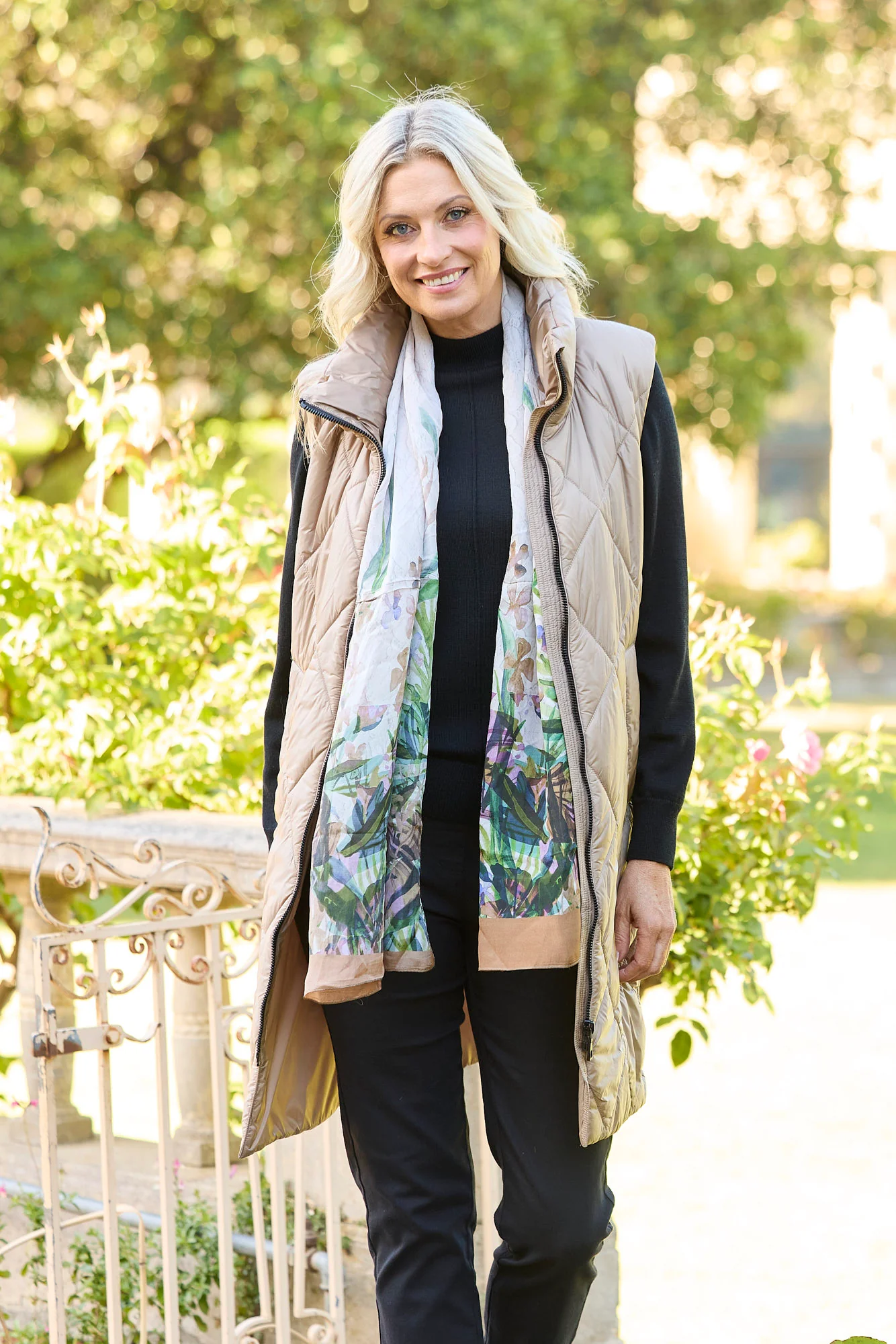 Lido Longline Puffer Vest - Image 6
