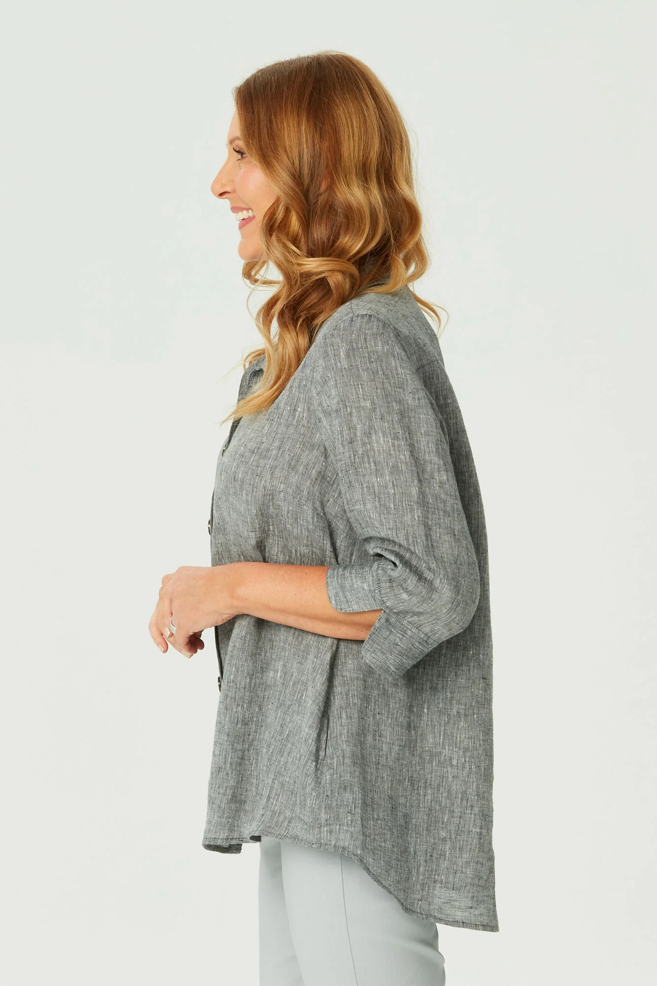 Linza 3/4 Sleeve Swing Shirt - Image 5