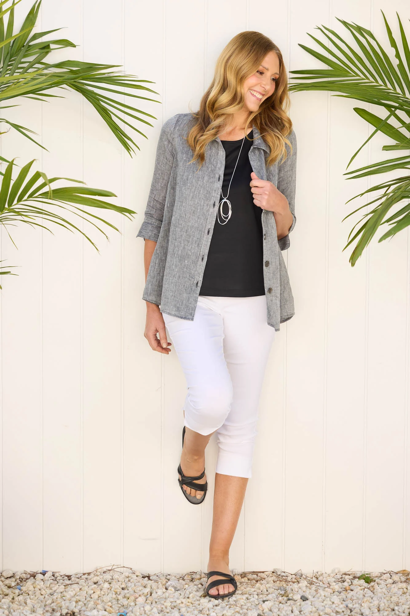 Linza 3/4 Sleeve Swing Shirt - Image 6