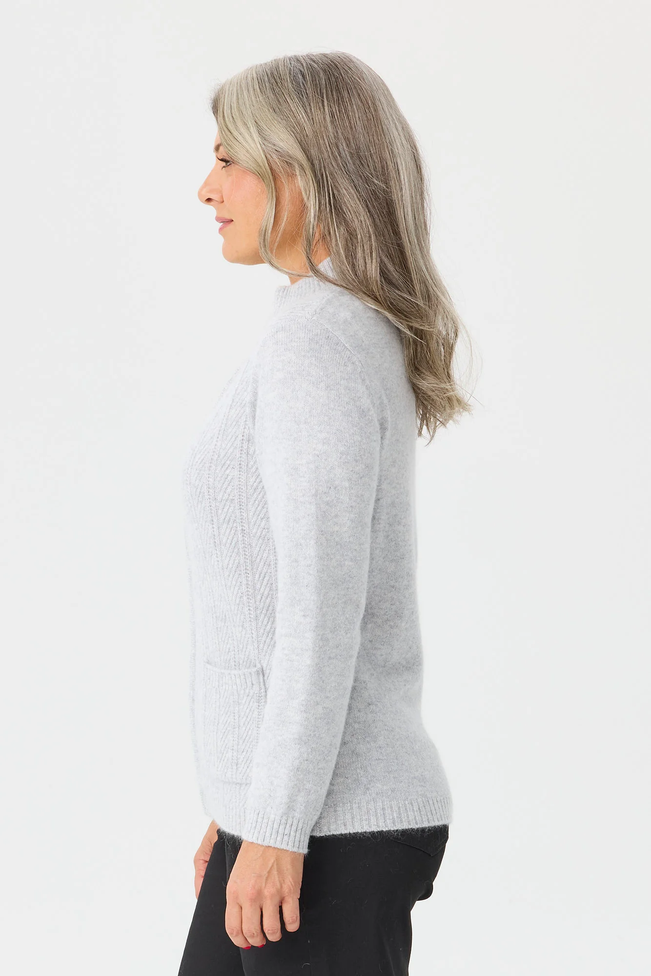 Louis Zip Up Cardigan - Image 4
