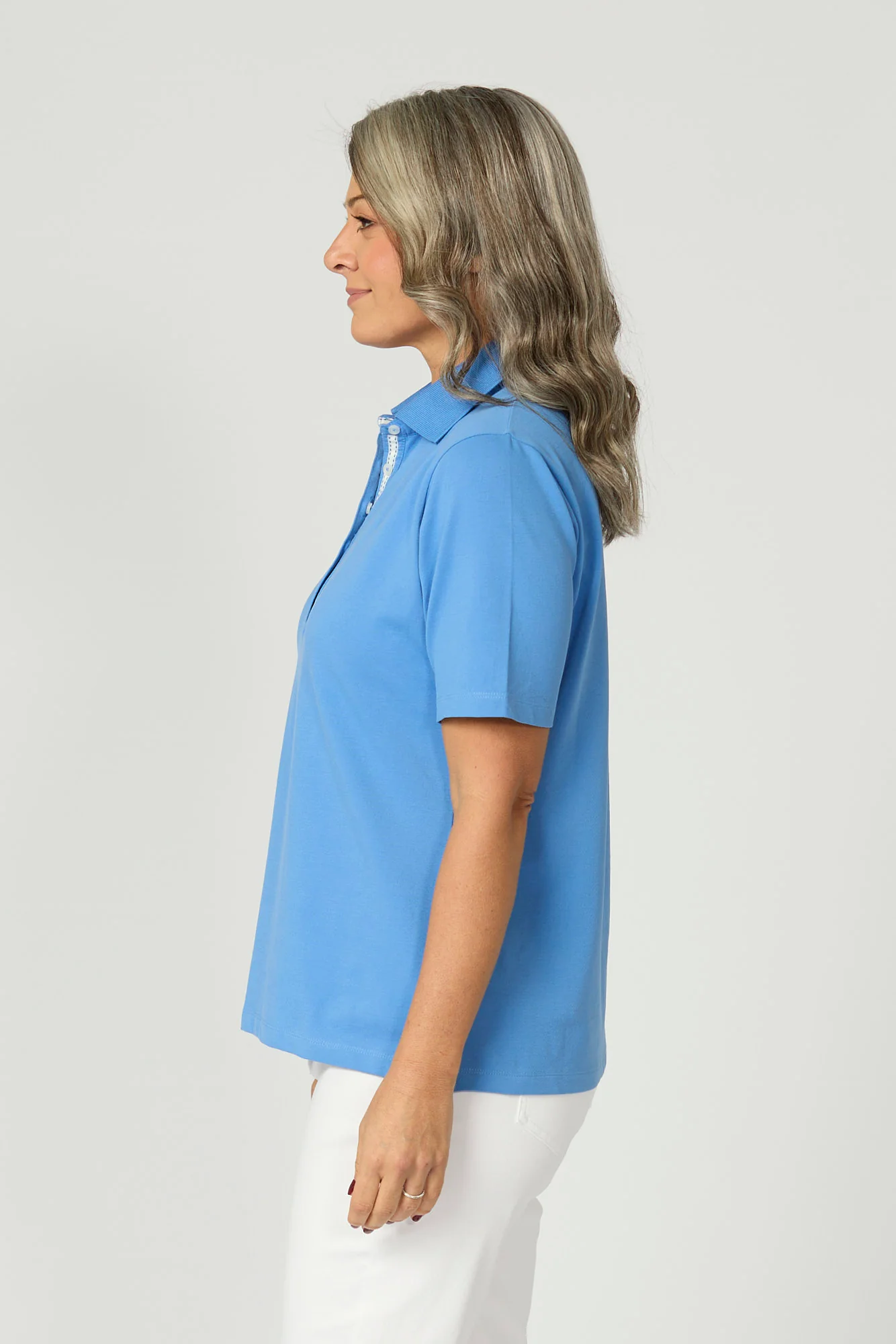 Madison Short Sleeve Polo Top - Image 4
