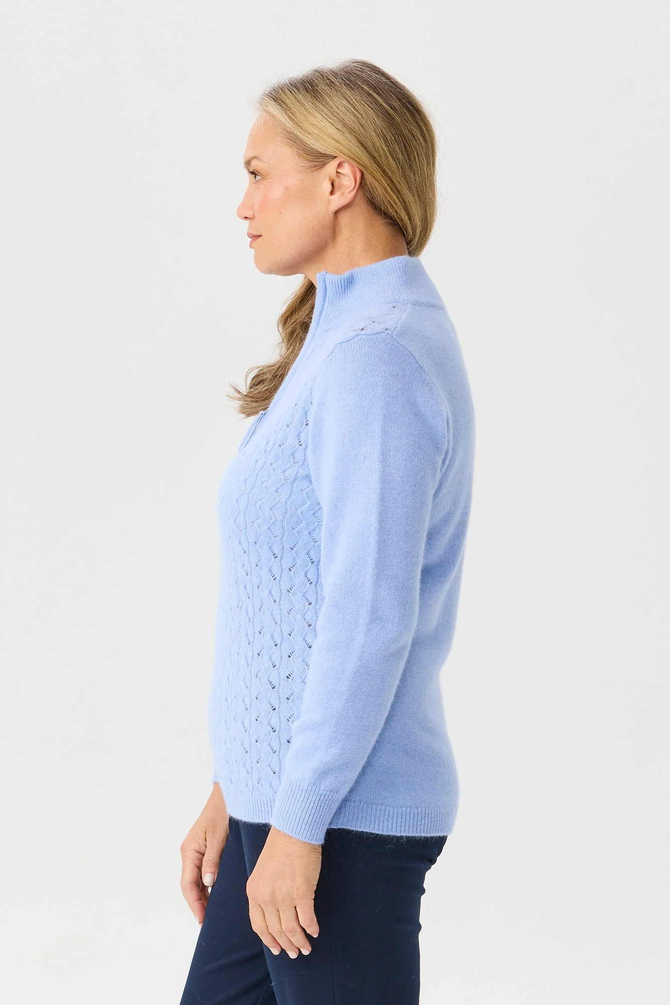 Mandy Zip Neck Sweater - Image 4