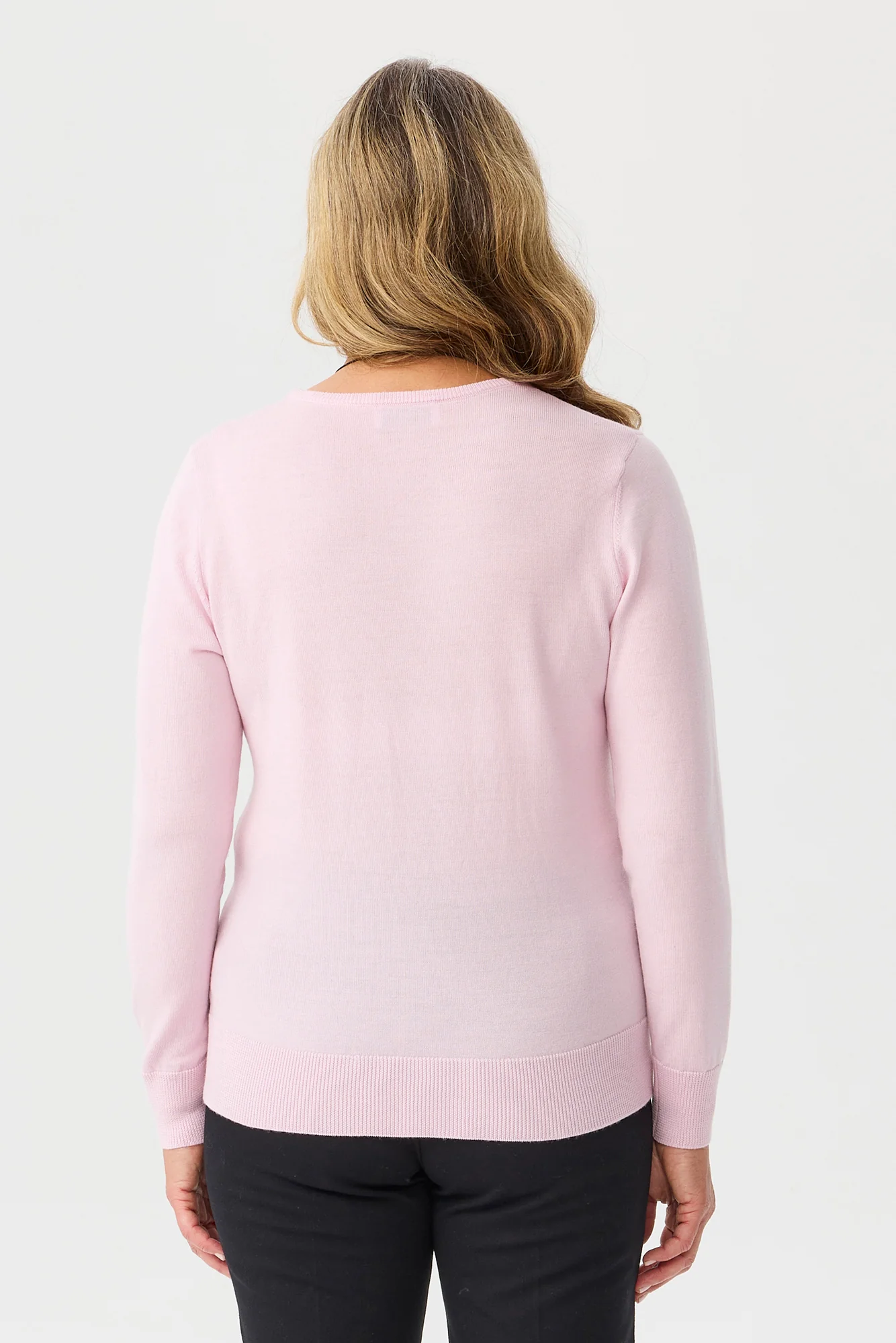Melanie Merino Wool Crew Nk Sweater - Image 5