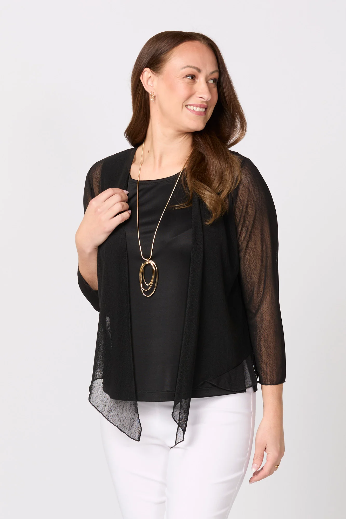 Monaco Mesh Cardigan - Image 3
