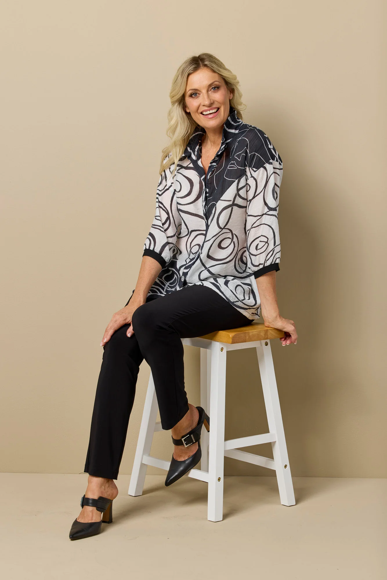 Mondo 3/4 Sleeve Shirt - Image 7