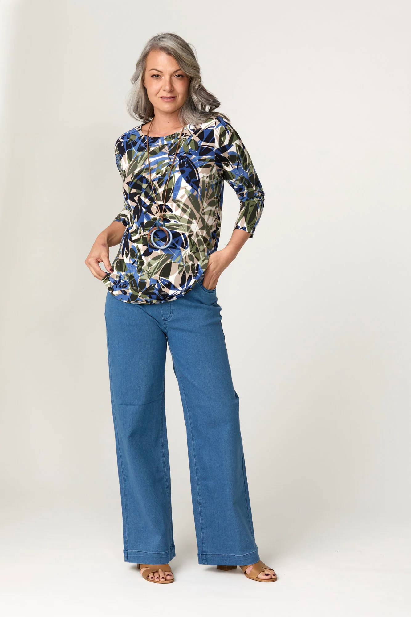 Monset 3/4 Sleeve Tee - Image 2