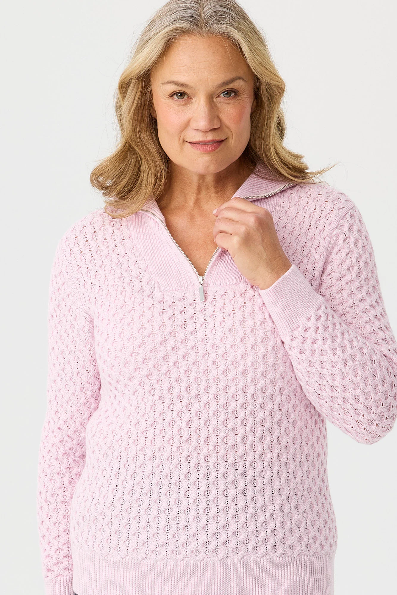 Nelle 1/4 Zip Sweater - Image 3