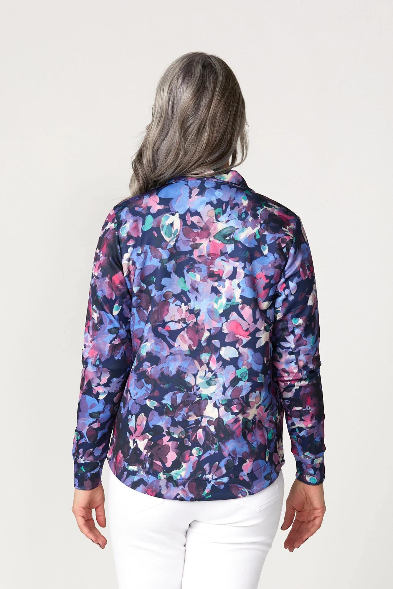 Oasis Print Zip Up Jacket - Image 5