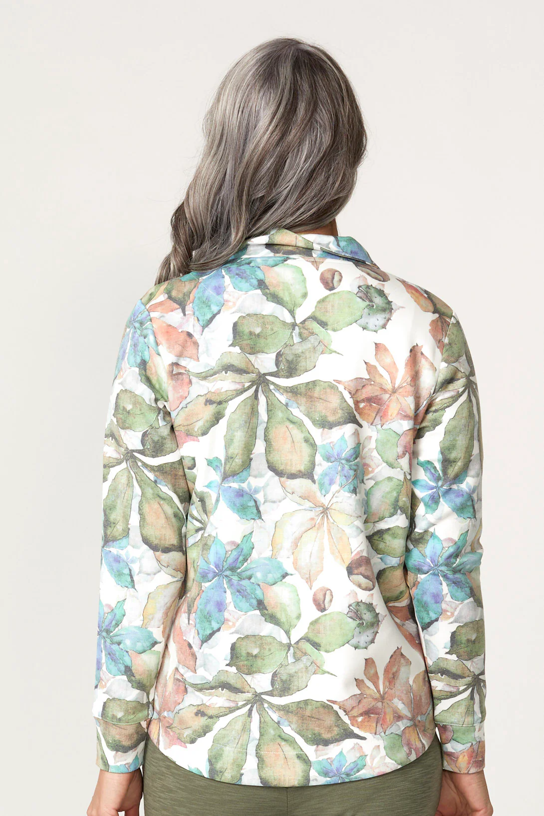 Oasis Print Zip Up Jacket - Image 5