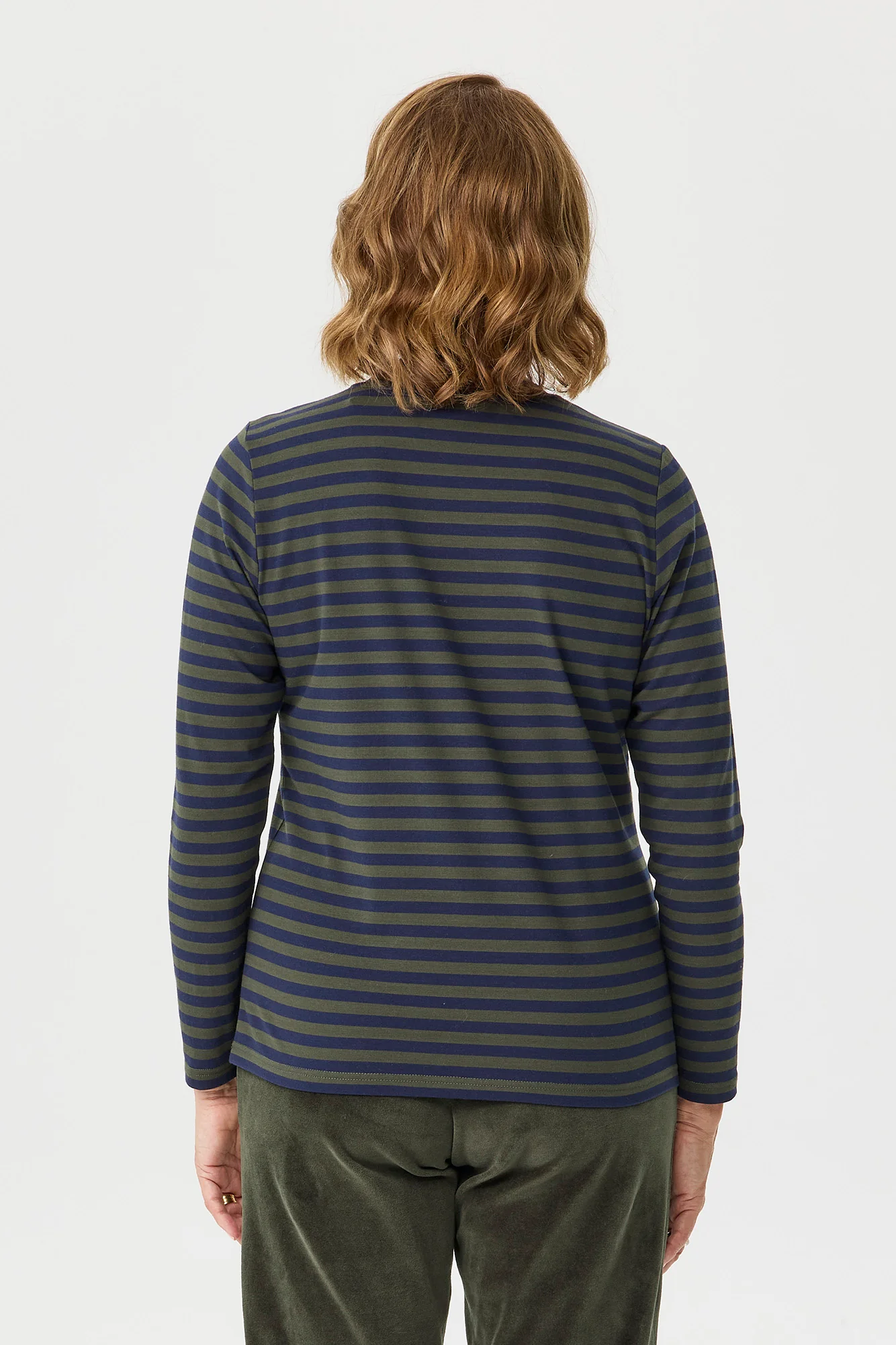 Oslo Long Sleeve Stripe Top - Image 5