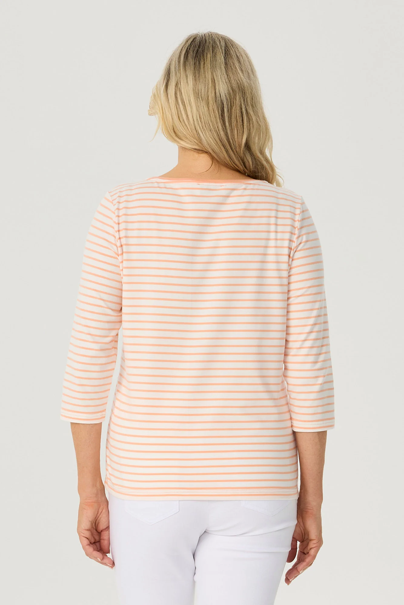 Paige Stripe 3/4 Sleeve Top - Image 4