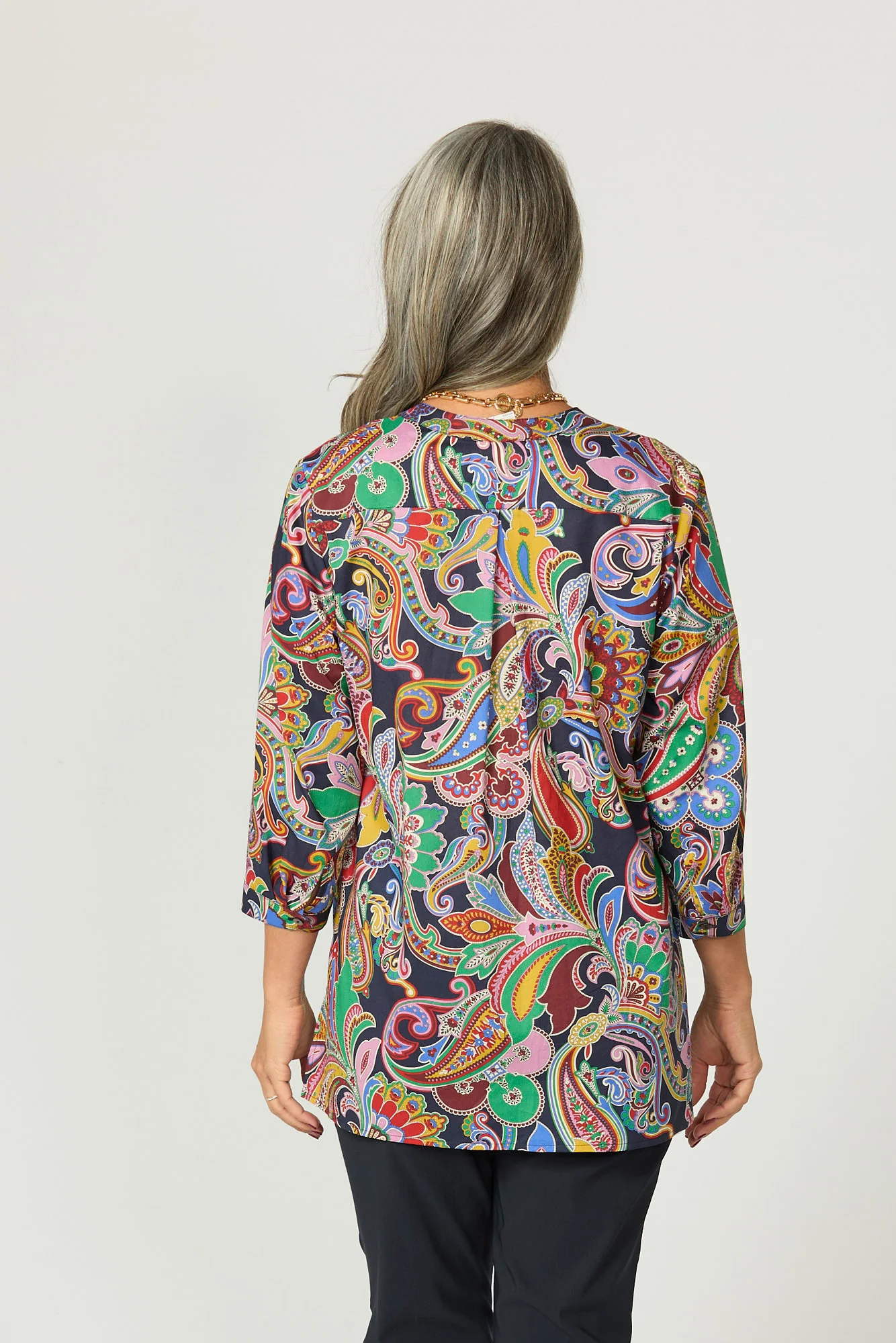 Paisley Fanfare Liberty 3/4Sl Shirt - Image 5