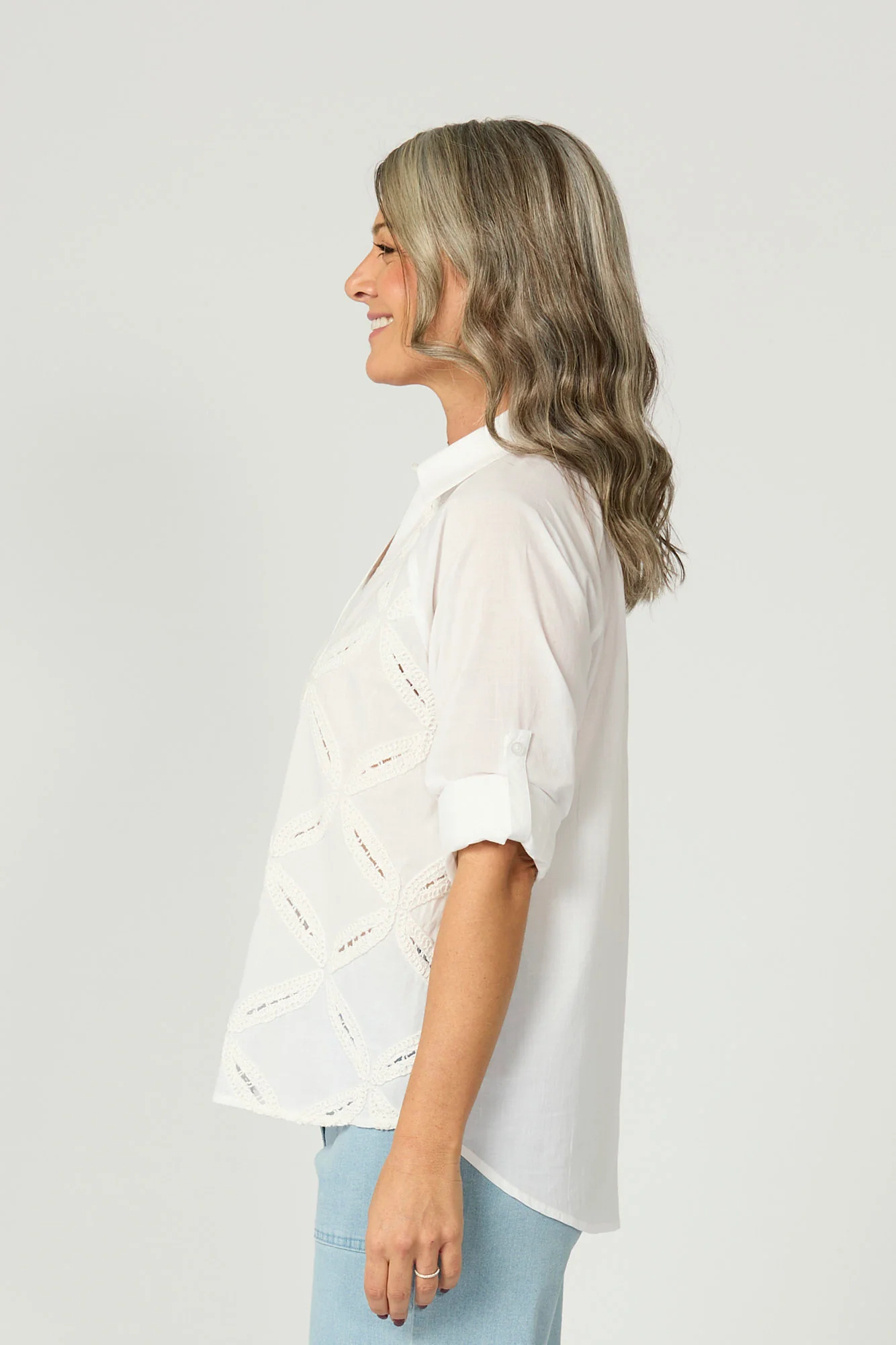Palisades L/s Embroidered Top - Image 4