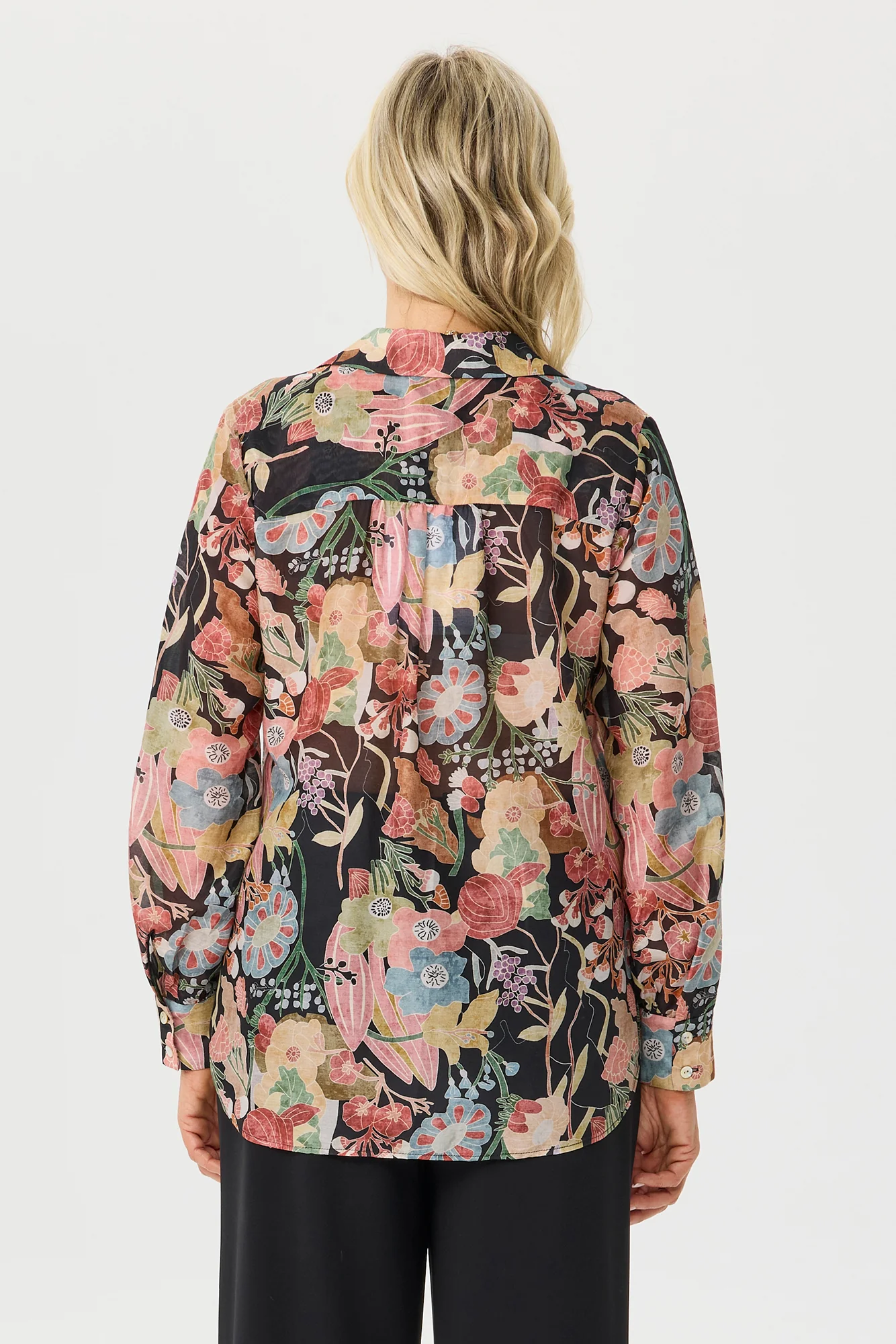 Piastra Long Sleeve High Low Shirt - Image 5