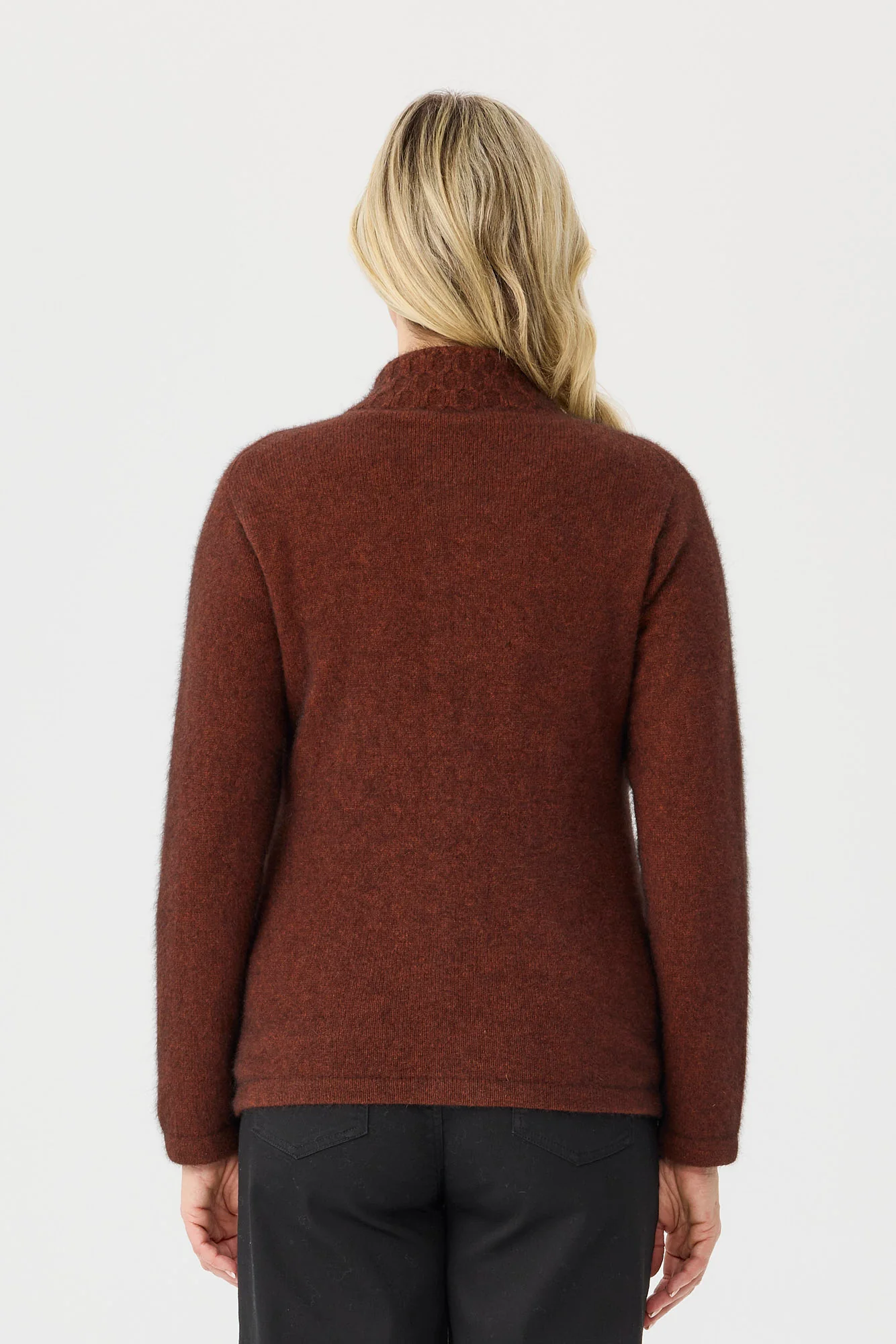 Possum Honeycomb Zip Up Cardigan - Image 5