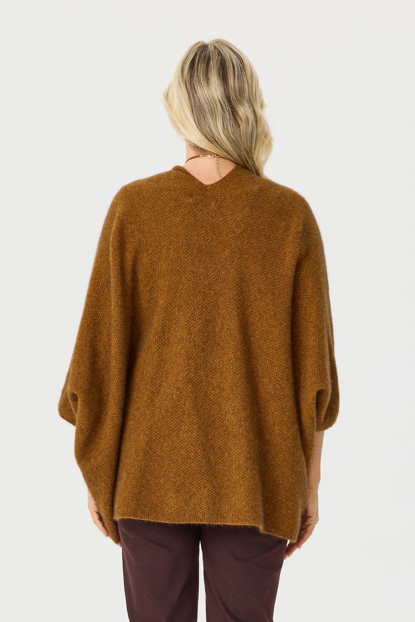 Possum Moss Stitch Longline Wrap - Image 5