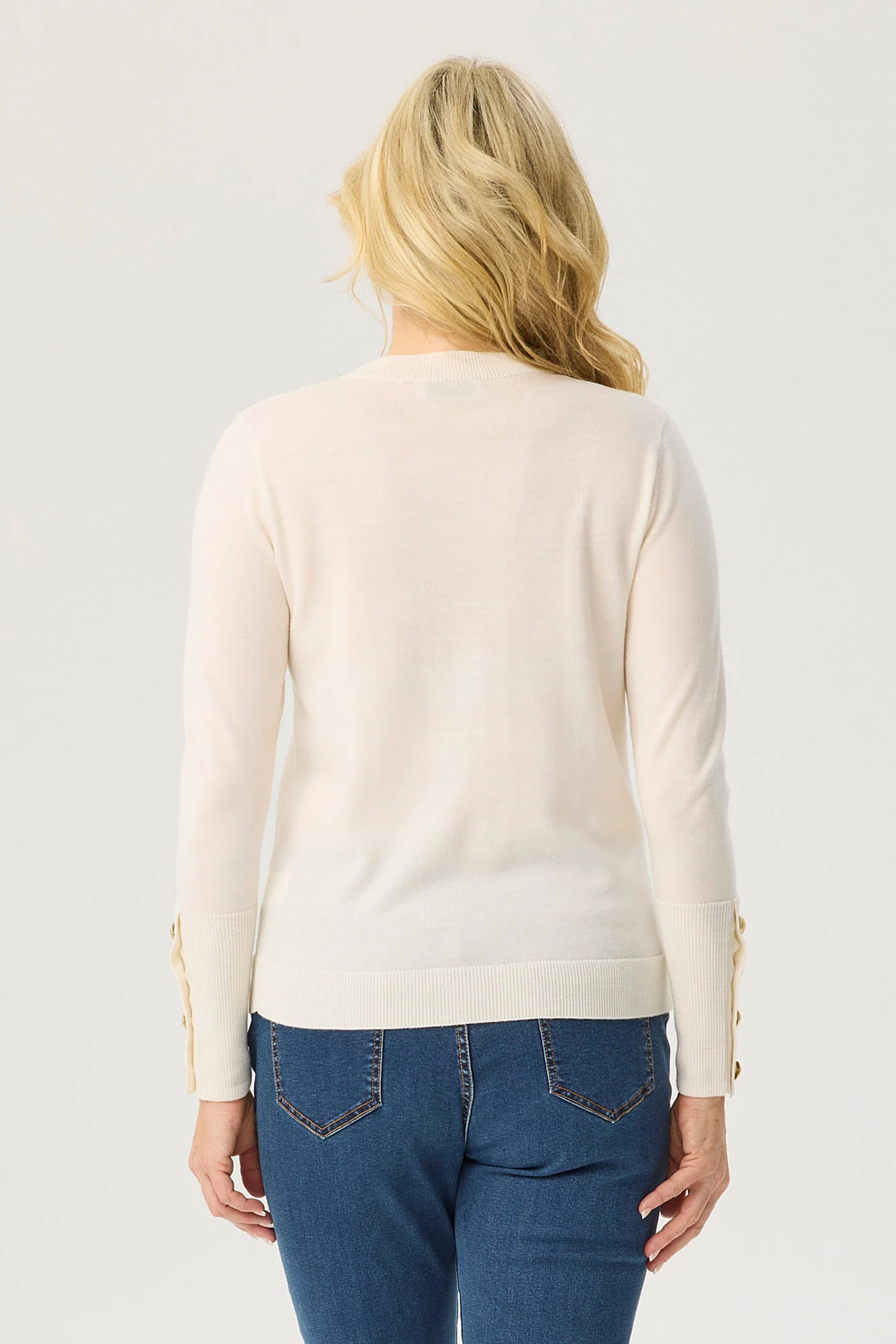 Potts Point Button Sleeve Sweater - Image 3