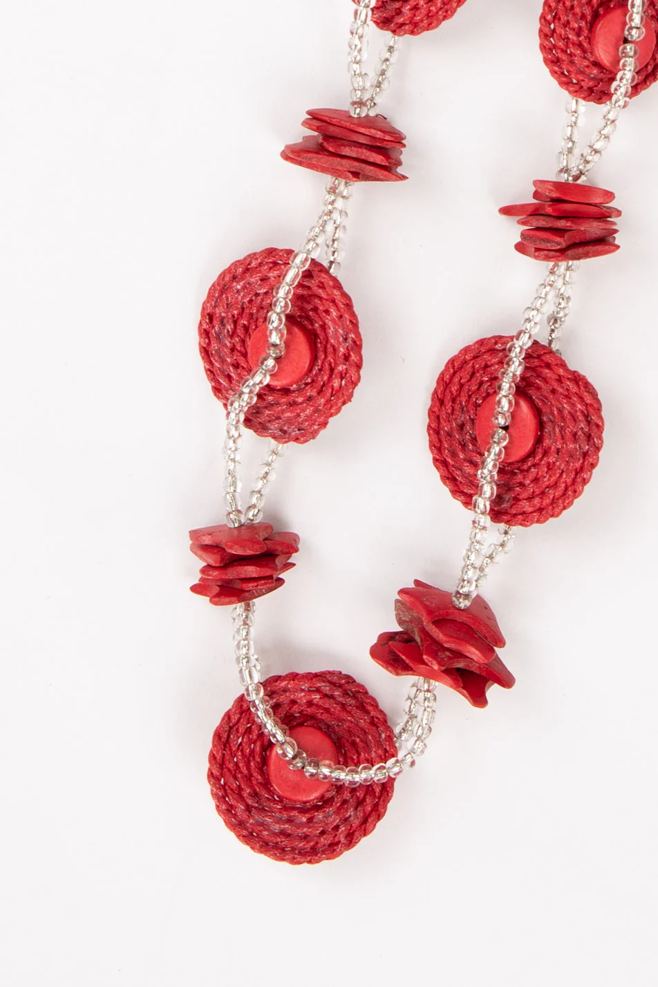 Quinn Glass And Wood Necklace - Image 3