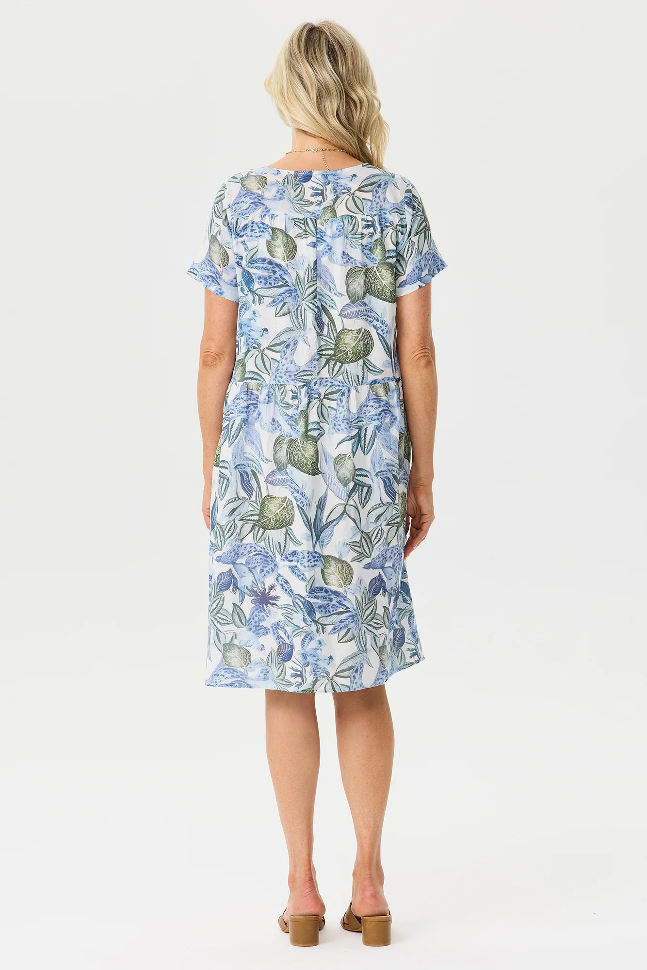 Resort Pintuck Relaxed Dress - Image 4