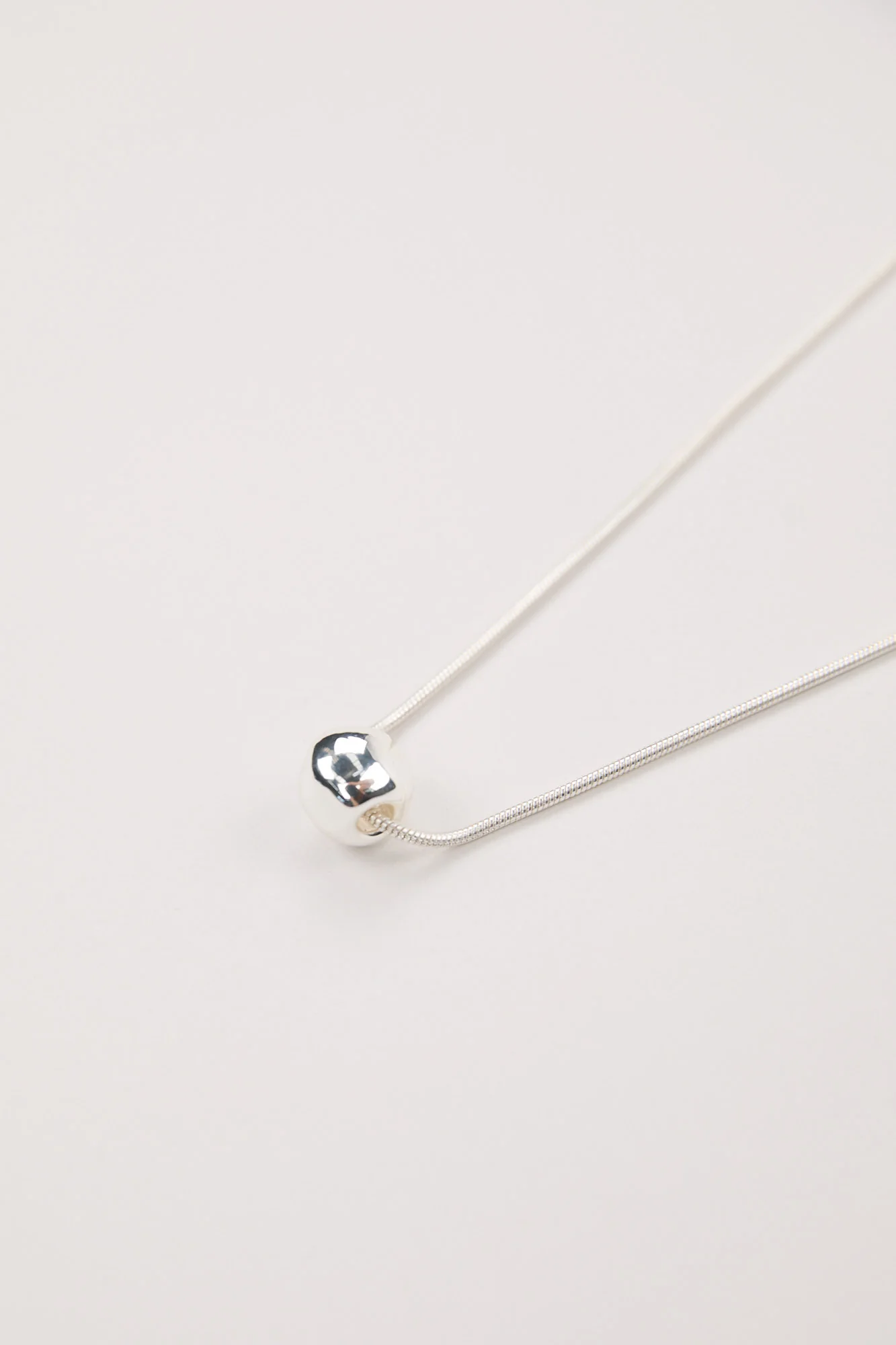 Rolo Ball Charm Necklace - Image 3