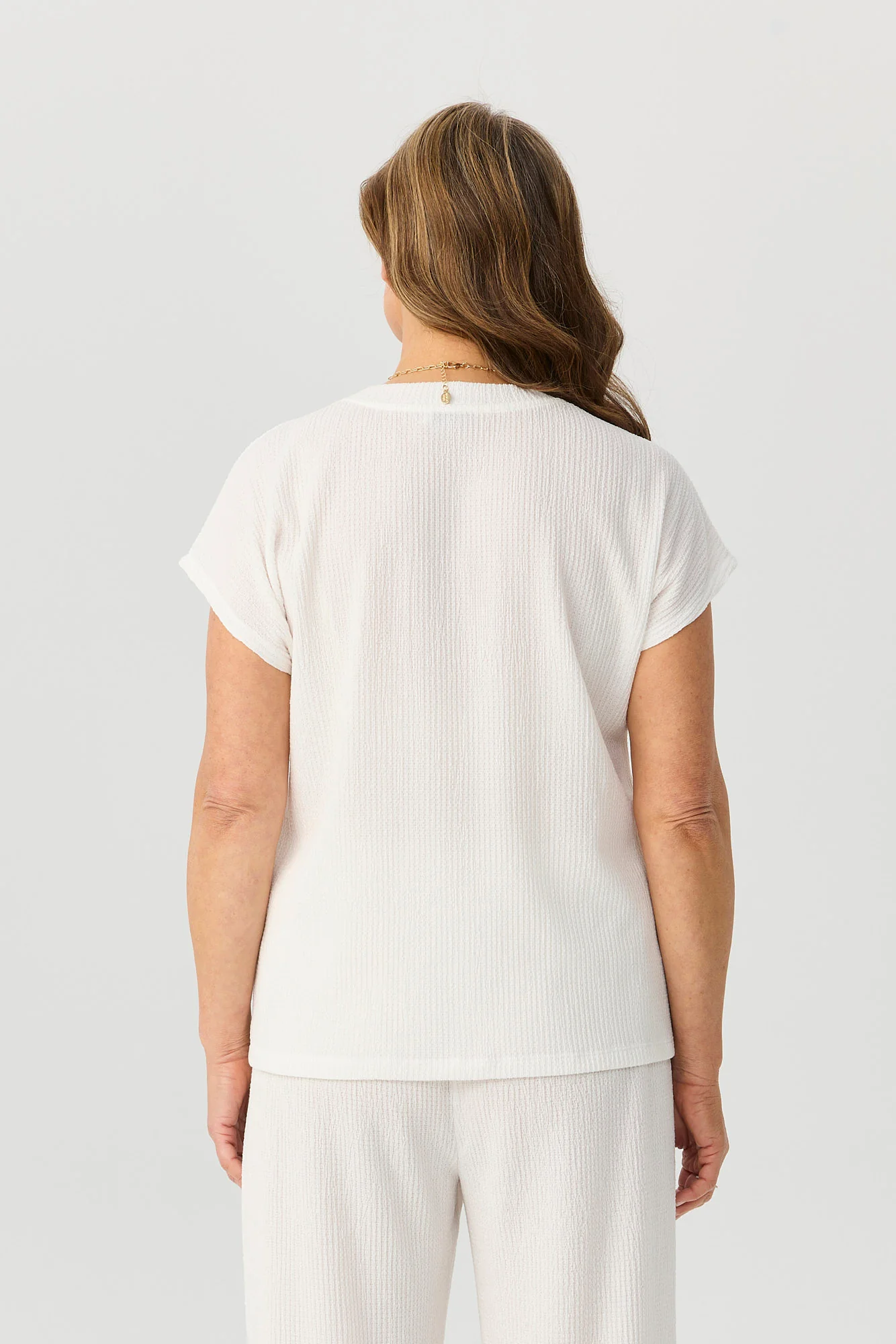 Sheona Button Short Sleeve Top - Image 4