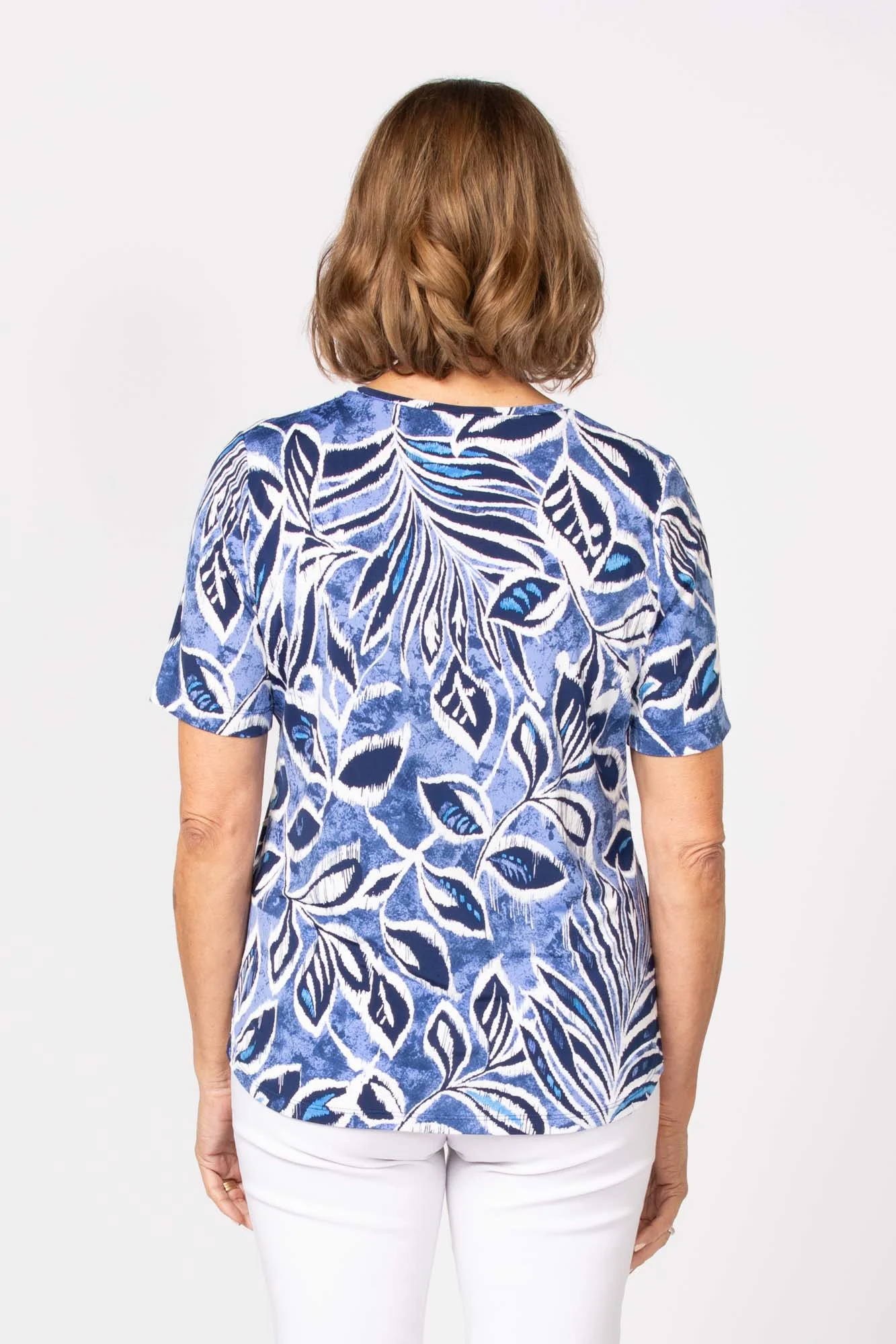 Skyline V Neck Short Sleeve Tee - Image 2
