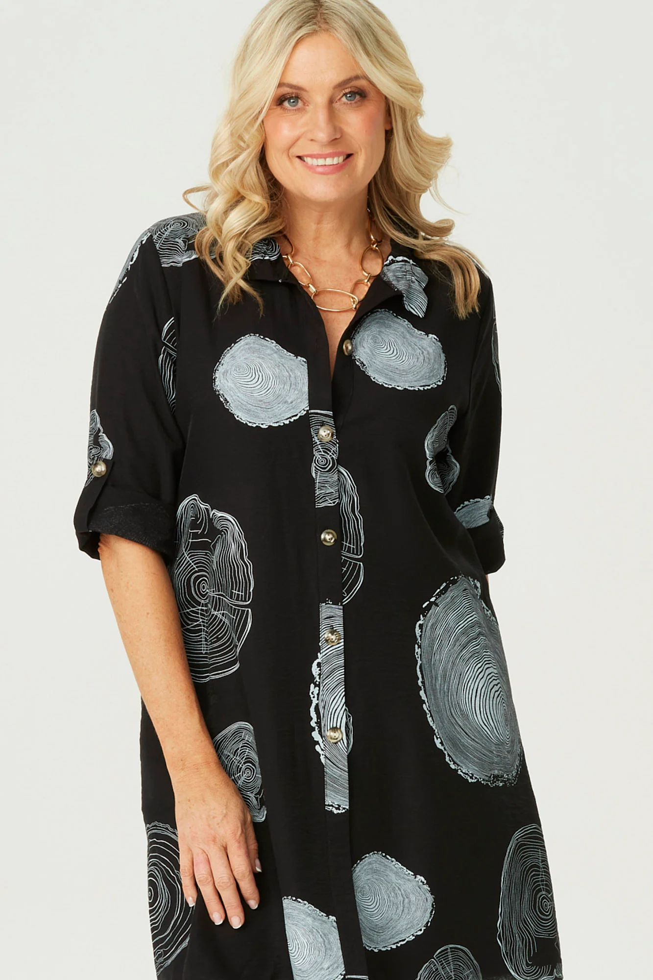 Stewart 3/4 Sleeve Long Pocket Shirt - Image 3